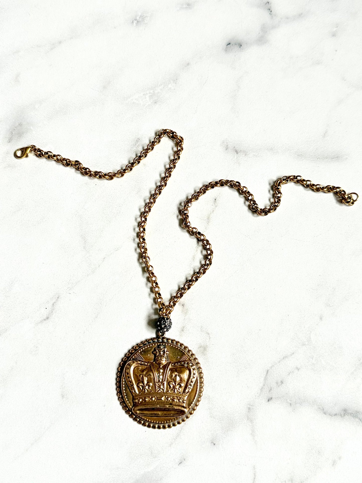 Antique Medallion Necklace