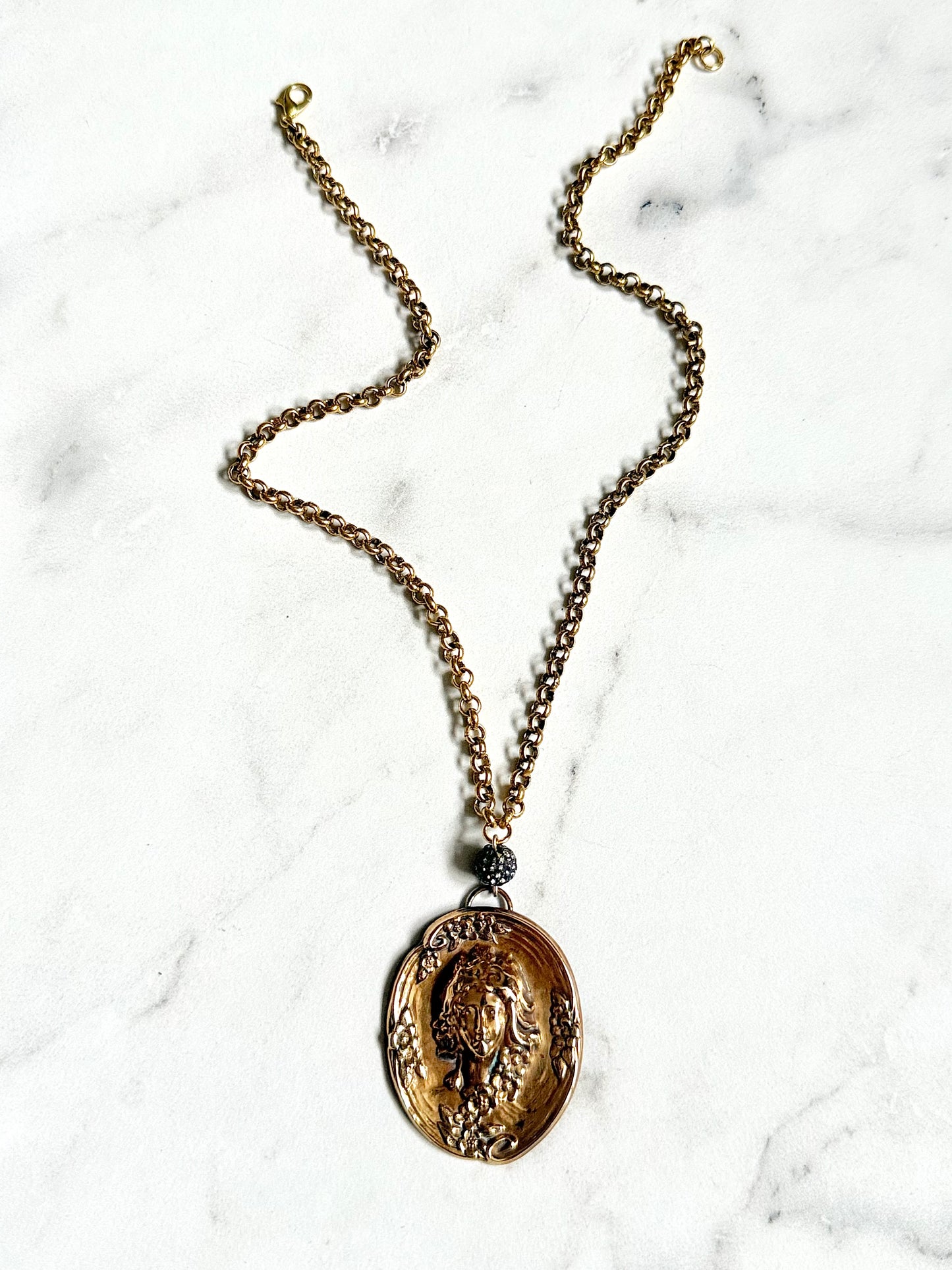 Antique Medallion Necklace