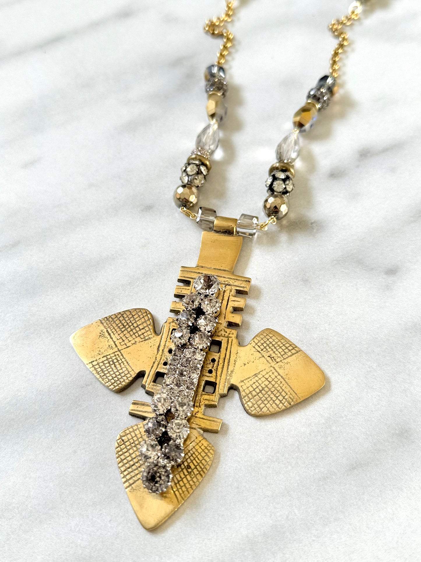 African Cross Pendant