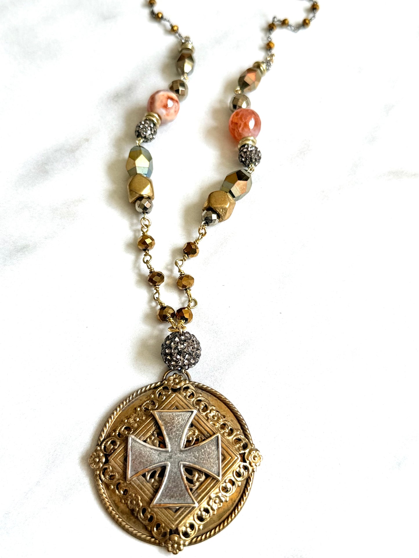 Antique Medallion Pendant