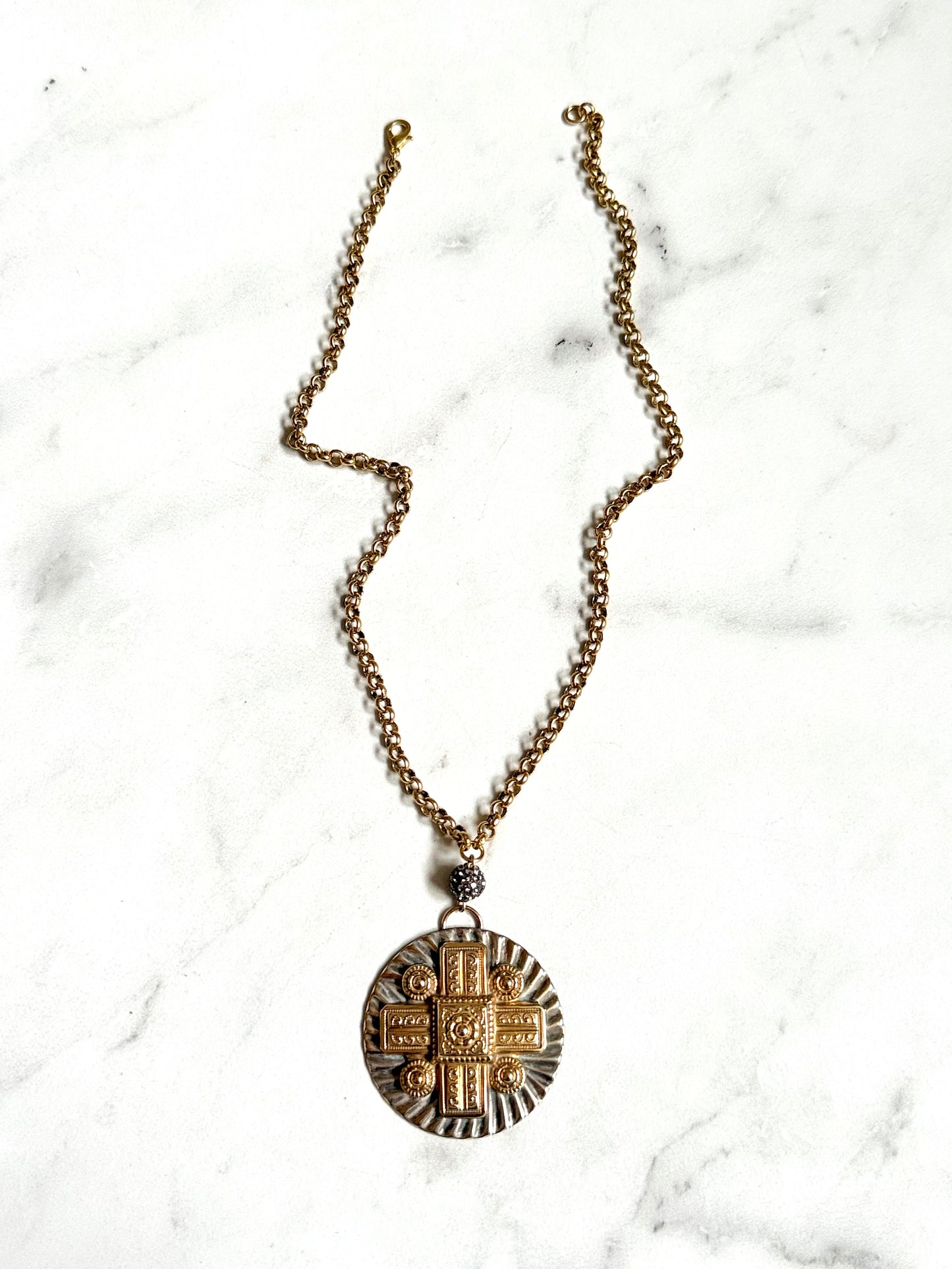 Antique Medallion Necklace
