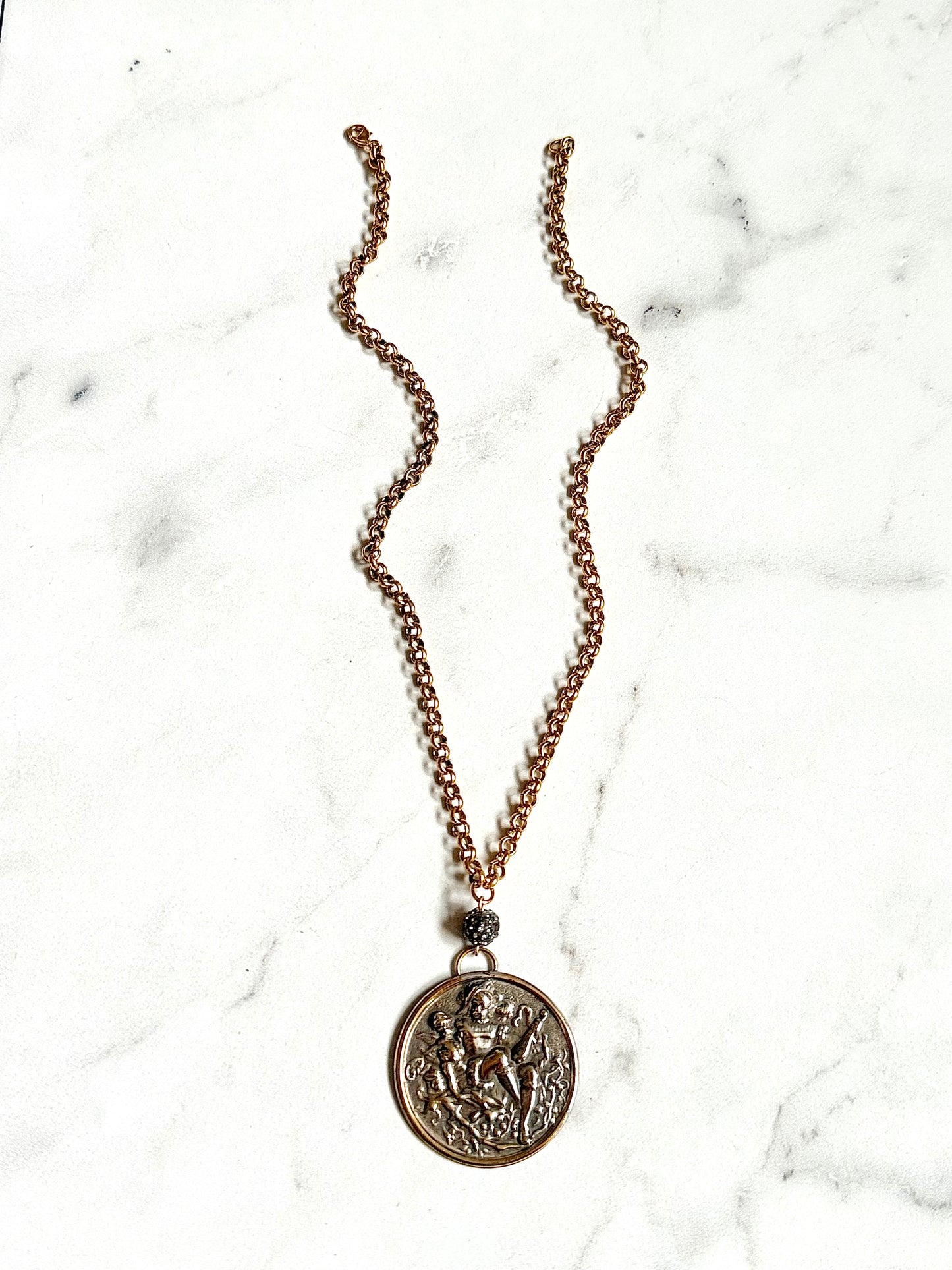 Antique Medallion Necklace