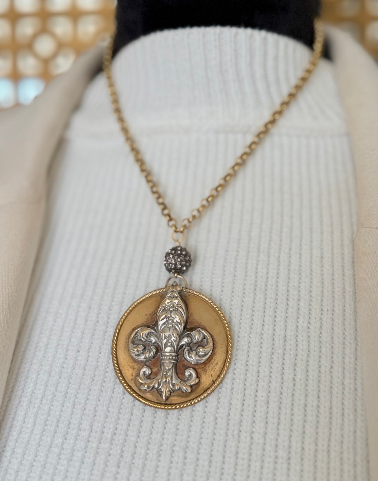 Antique Medallion Necklace