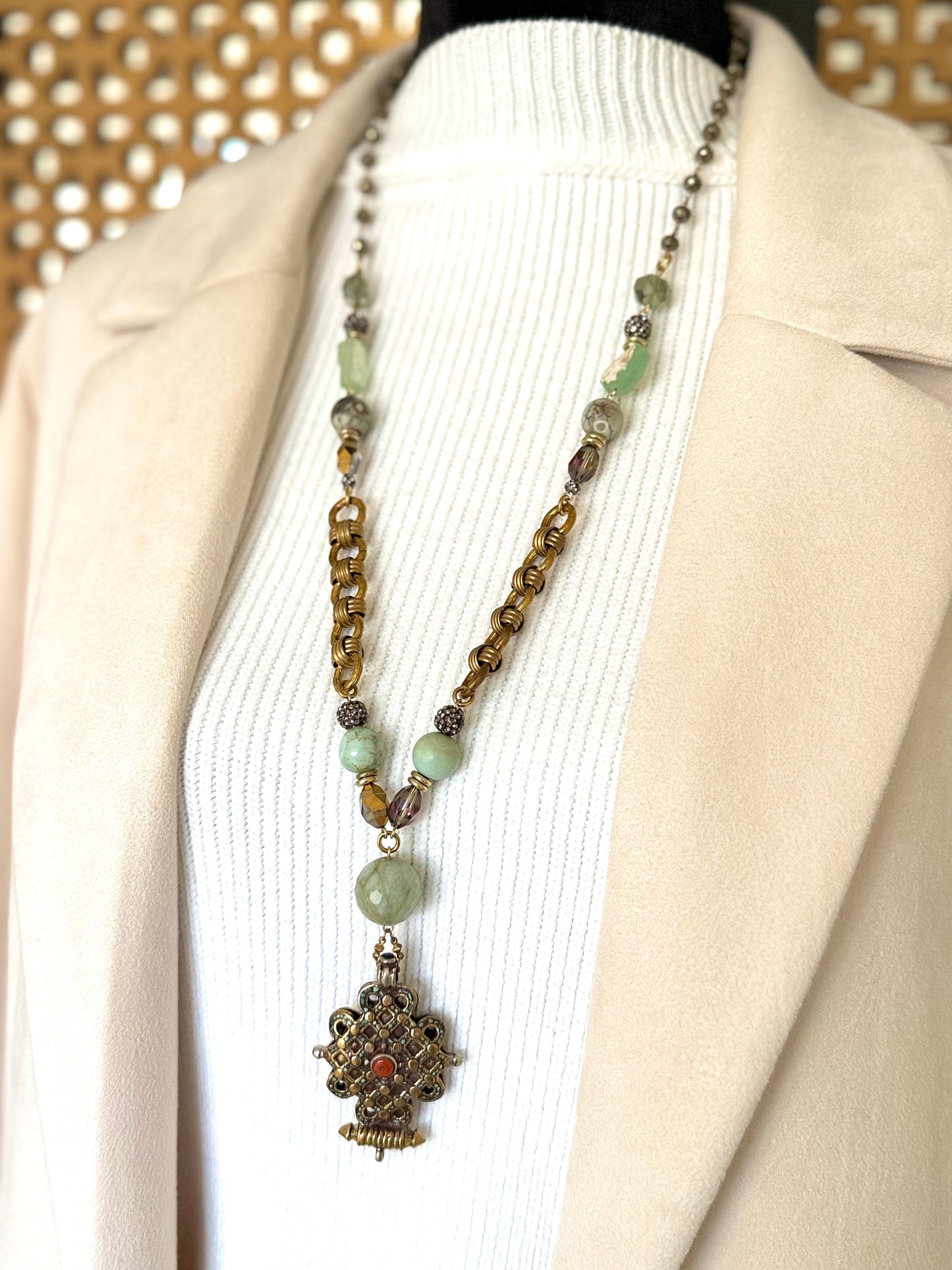 Mystic Knot Medallion Pendant
