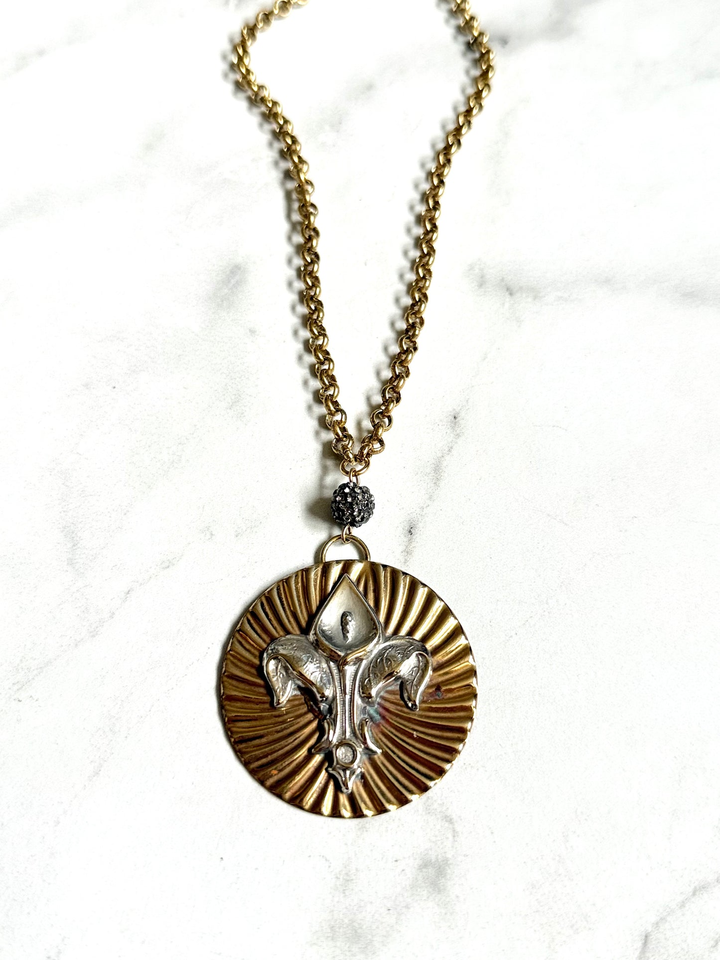 Antique Medallion Necklace