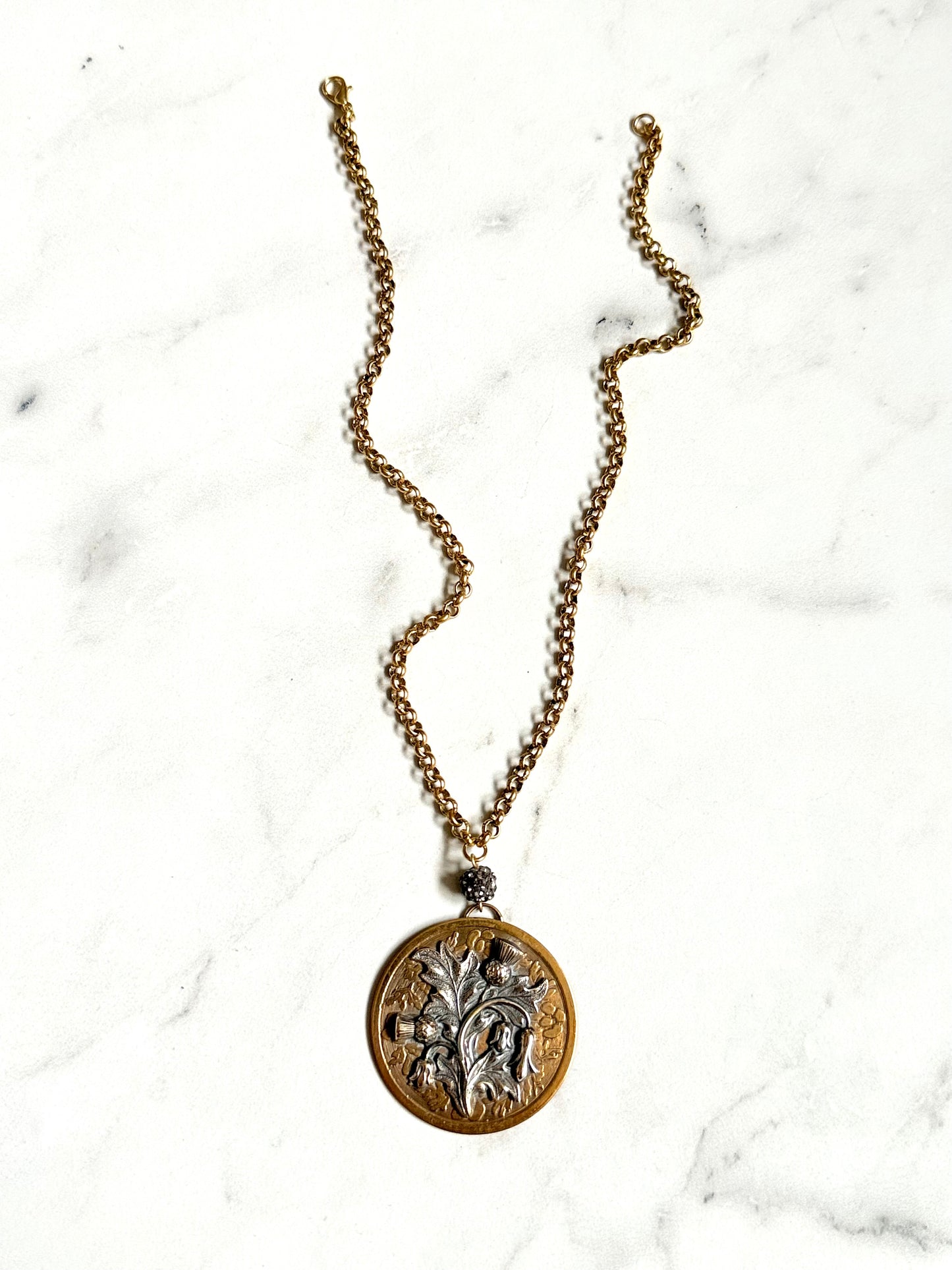 Antique Medallion Necklace