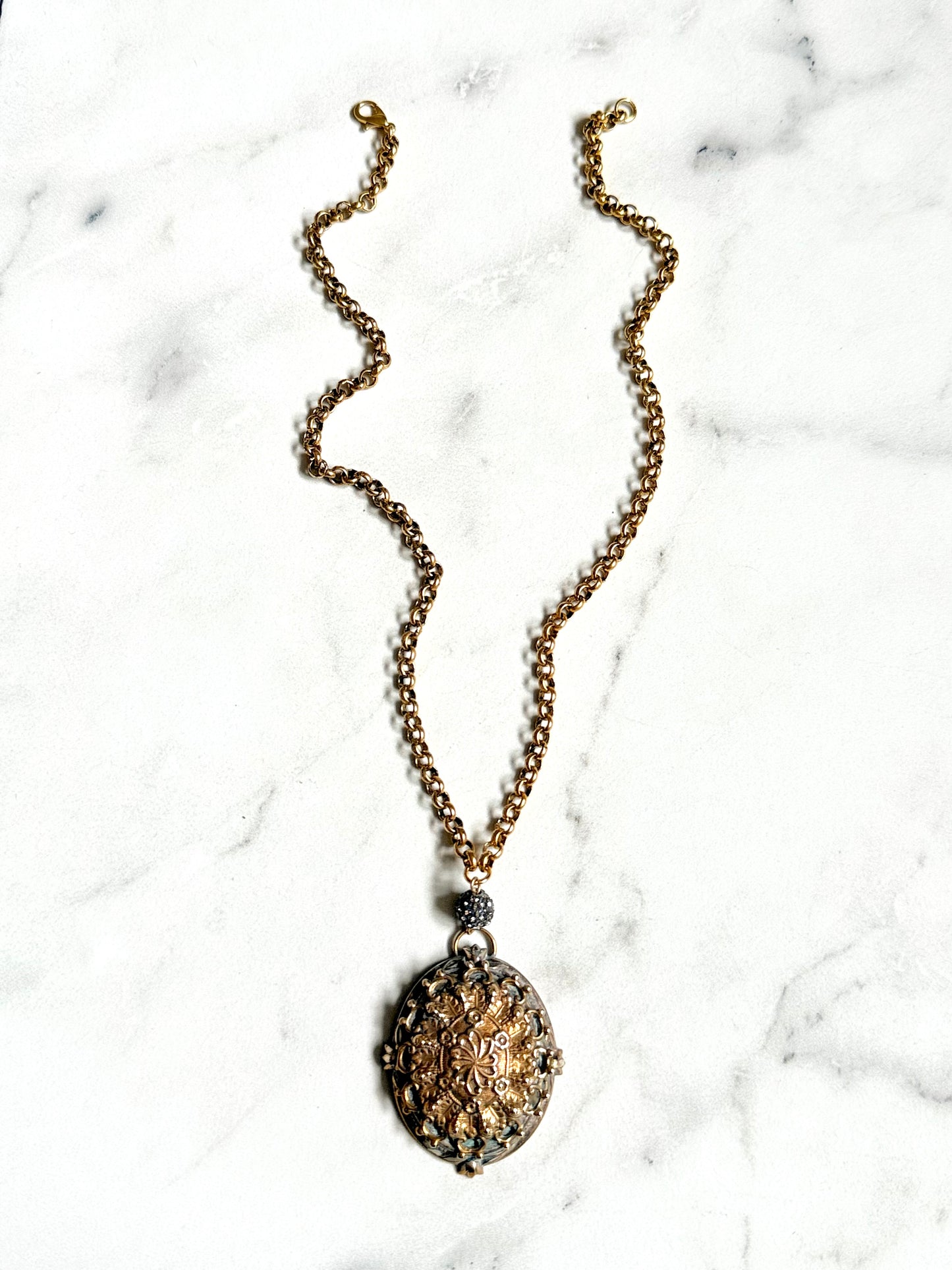 Antique Medallion Necklace