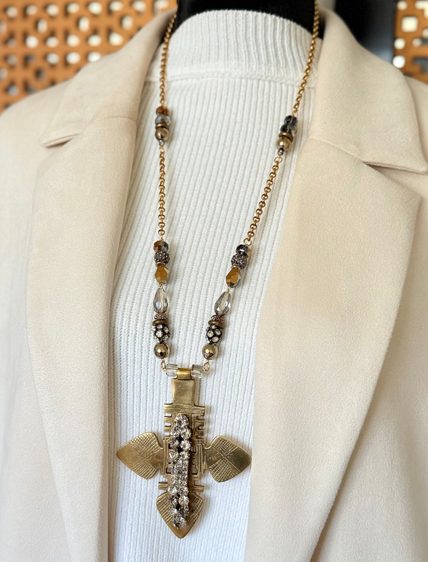 African Cross Pendant