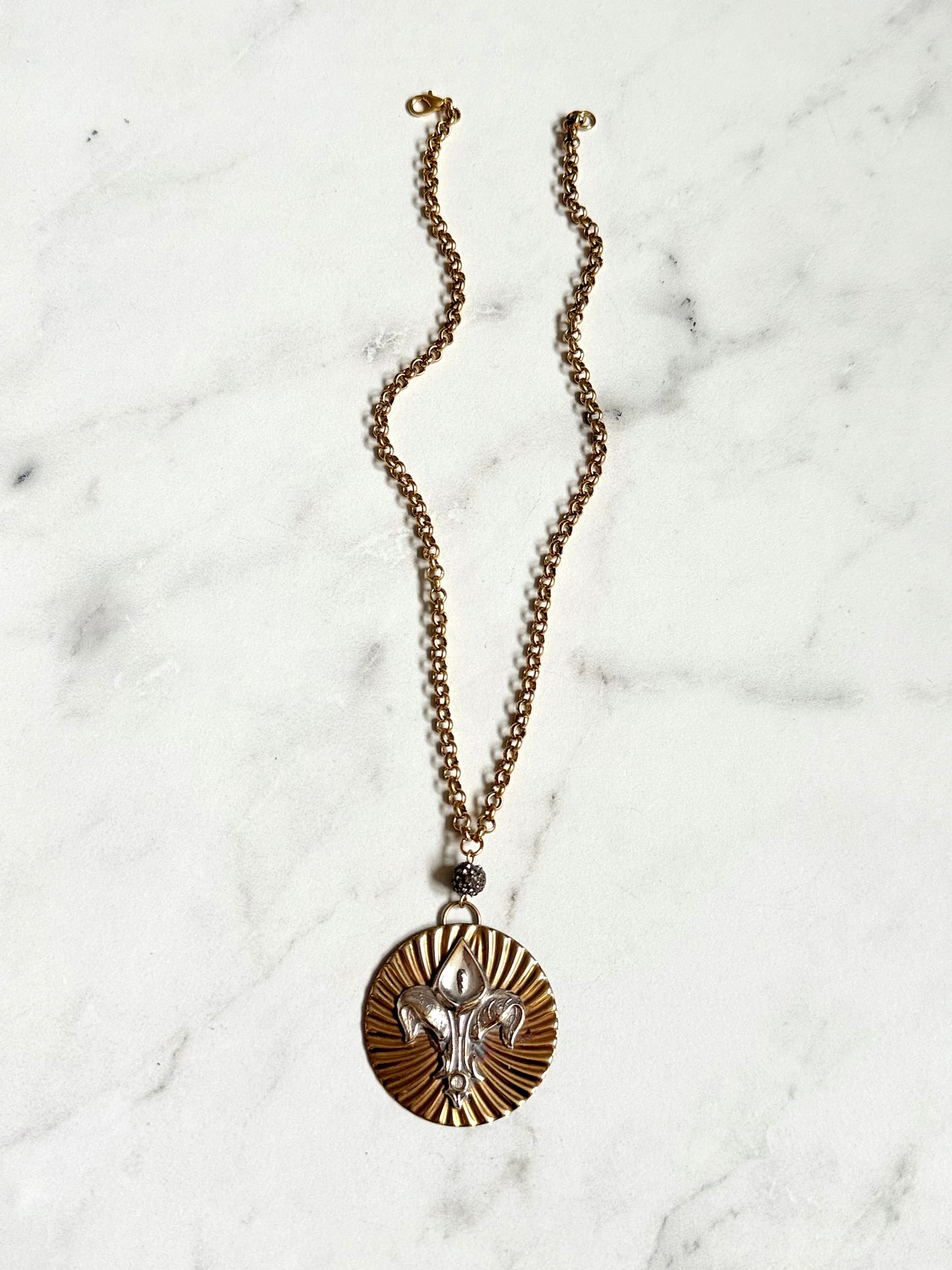 Antique Medallion Necklace