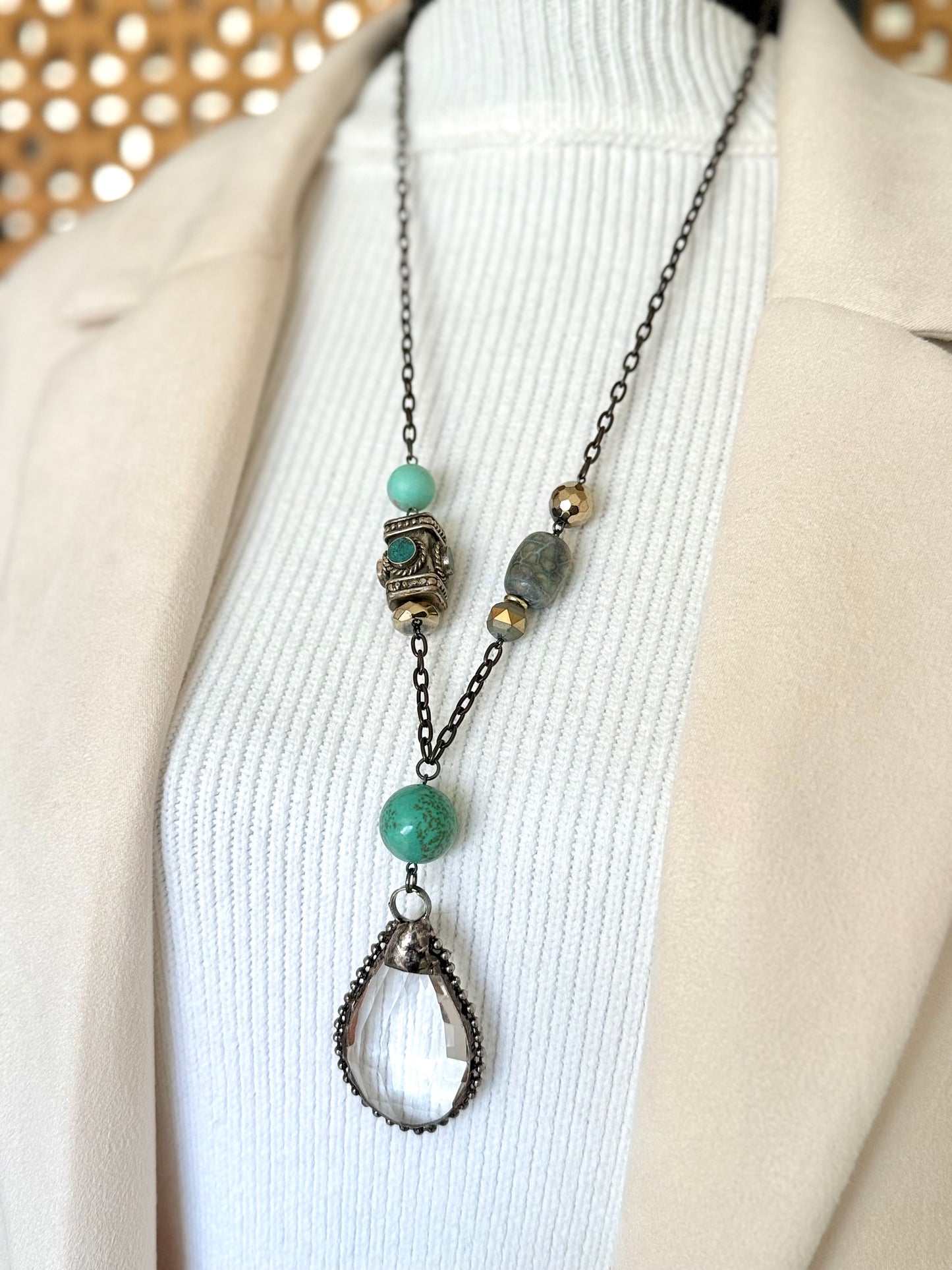 Crystal Drop Pendant