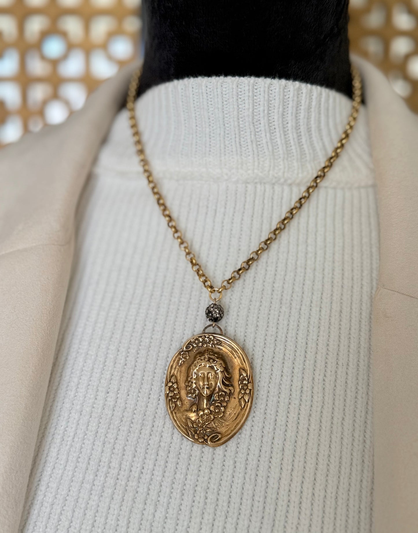 Antique Medallion Necklace