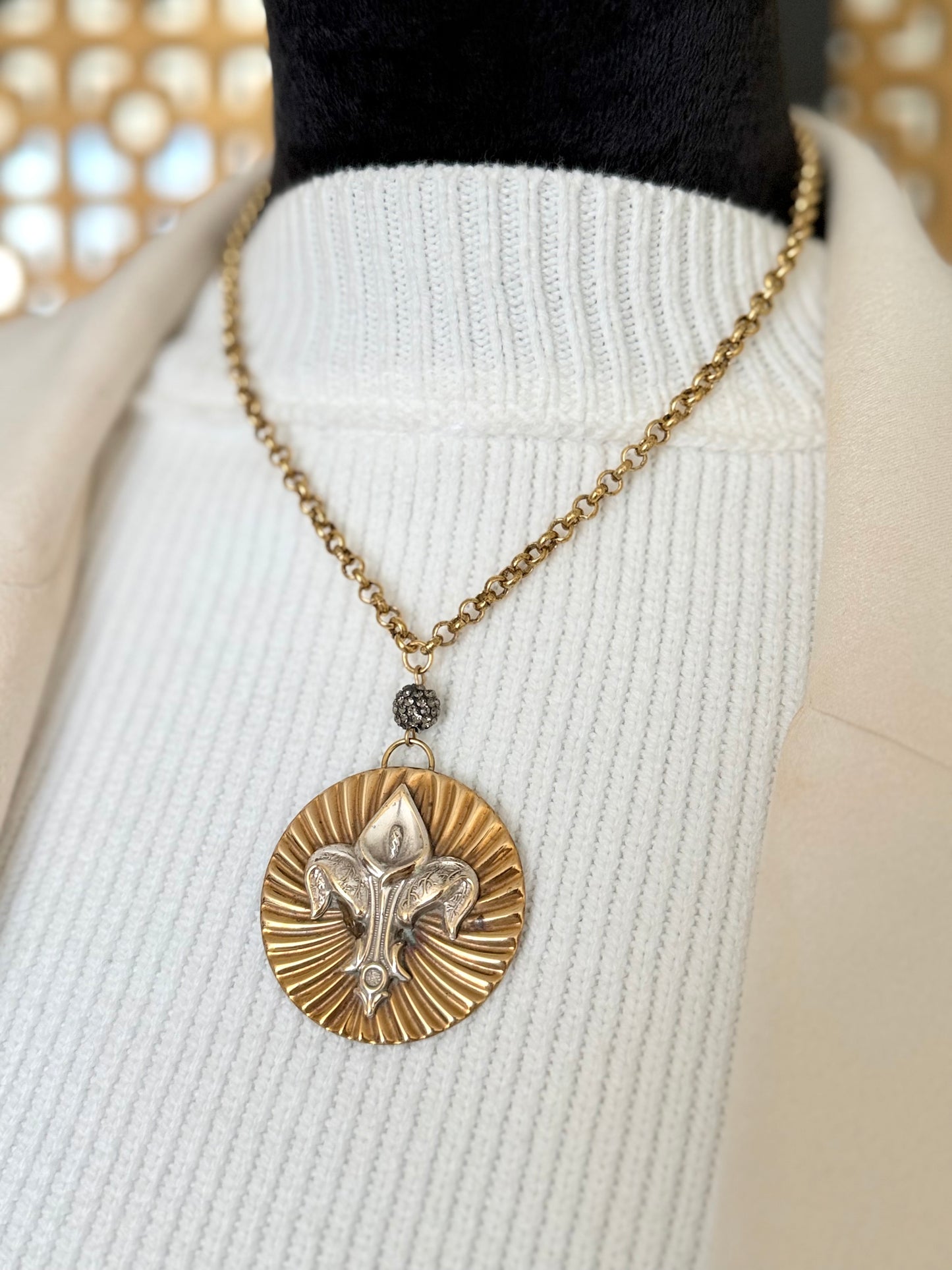 Antique Medallion Necklace