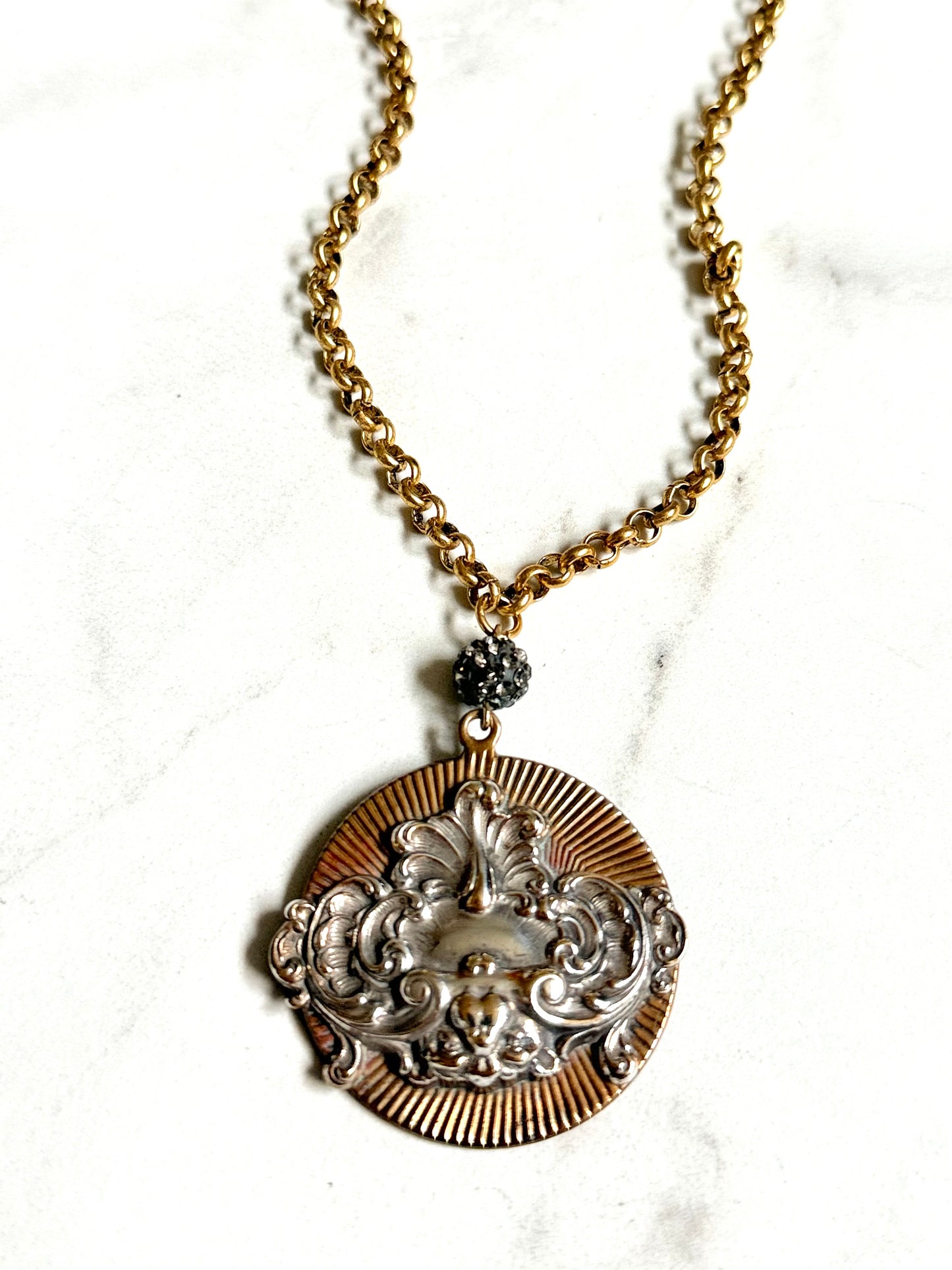 Antique Medallion Necklace