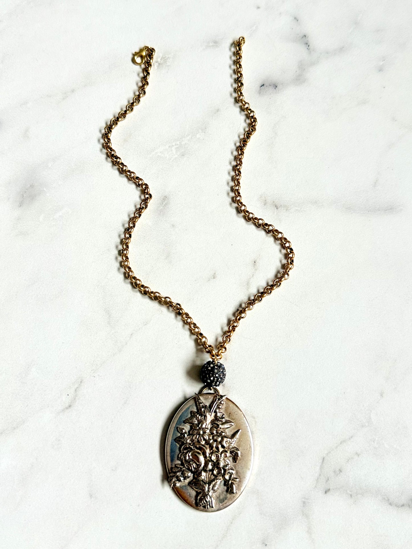 Antique Medallion Necklace