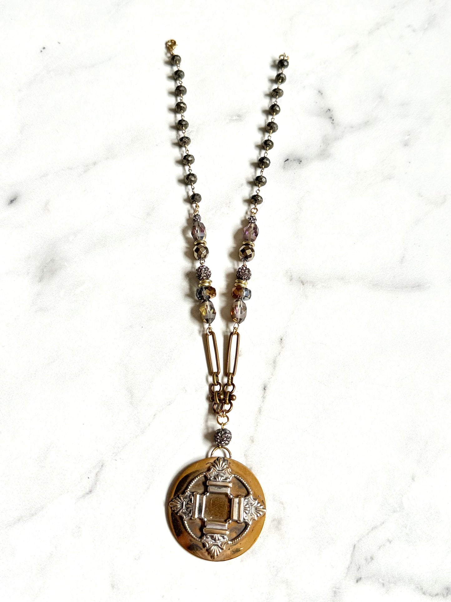Antique Medallion Necklace
