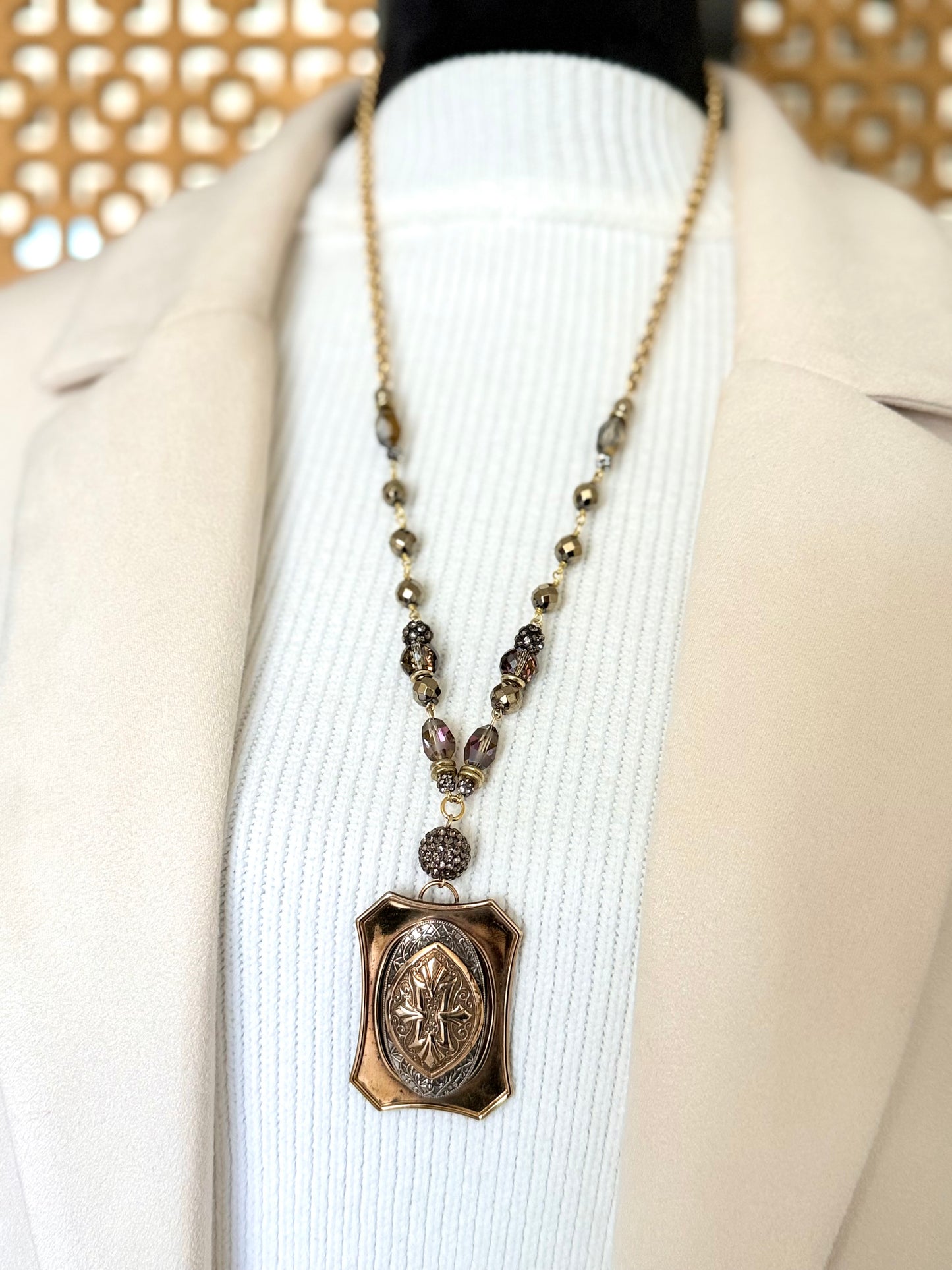 Antique Medallion Pendant