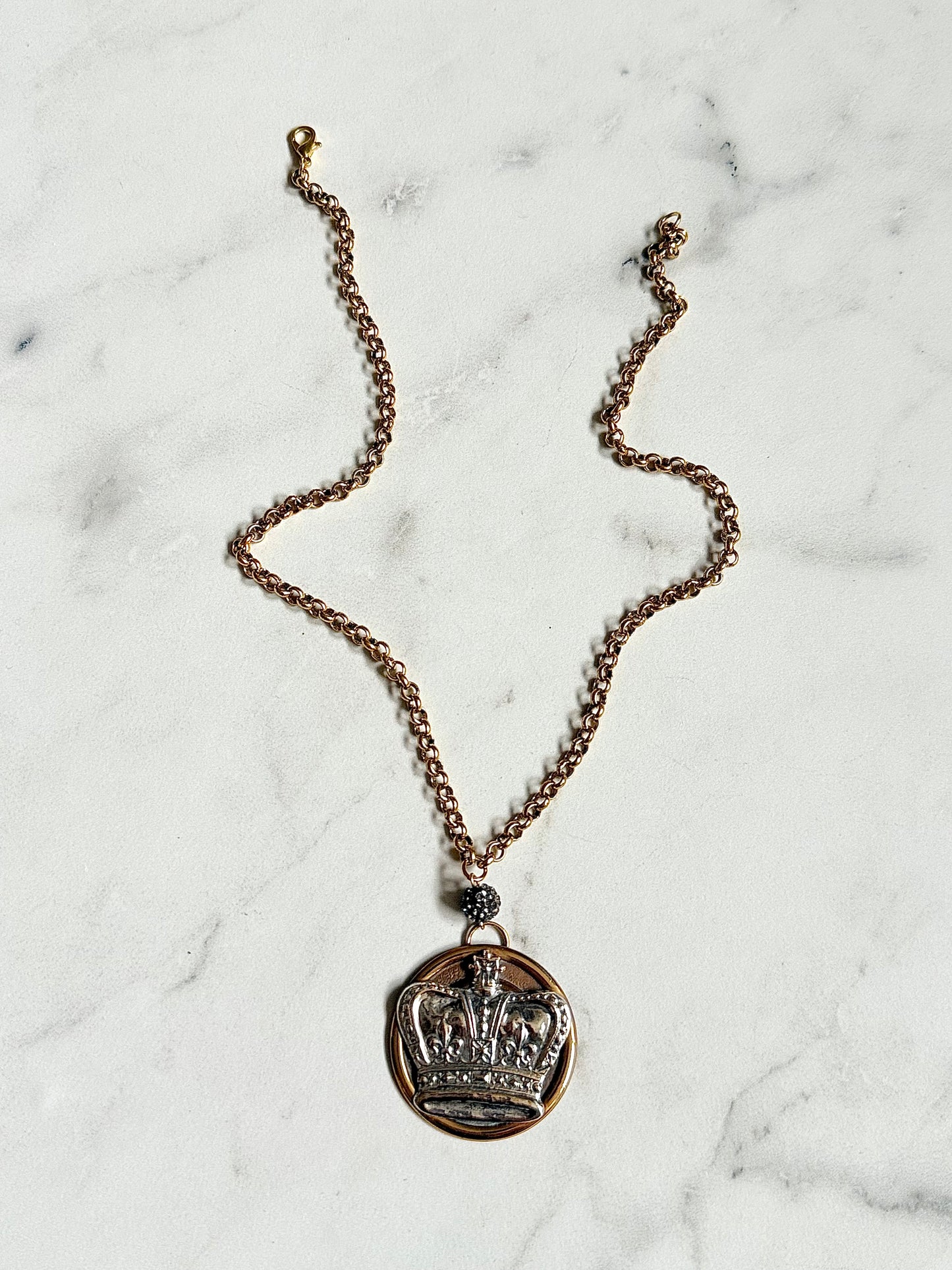 Antique Medallion Necklace