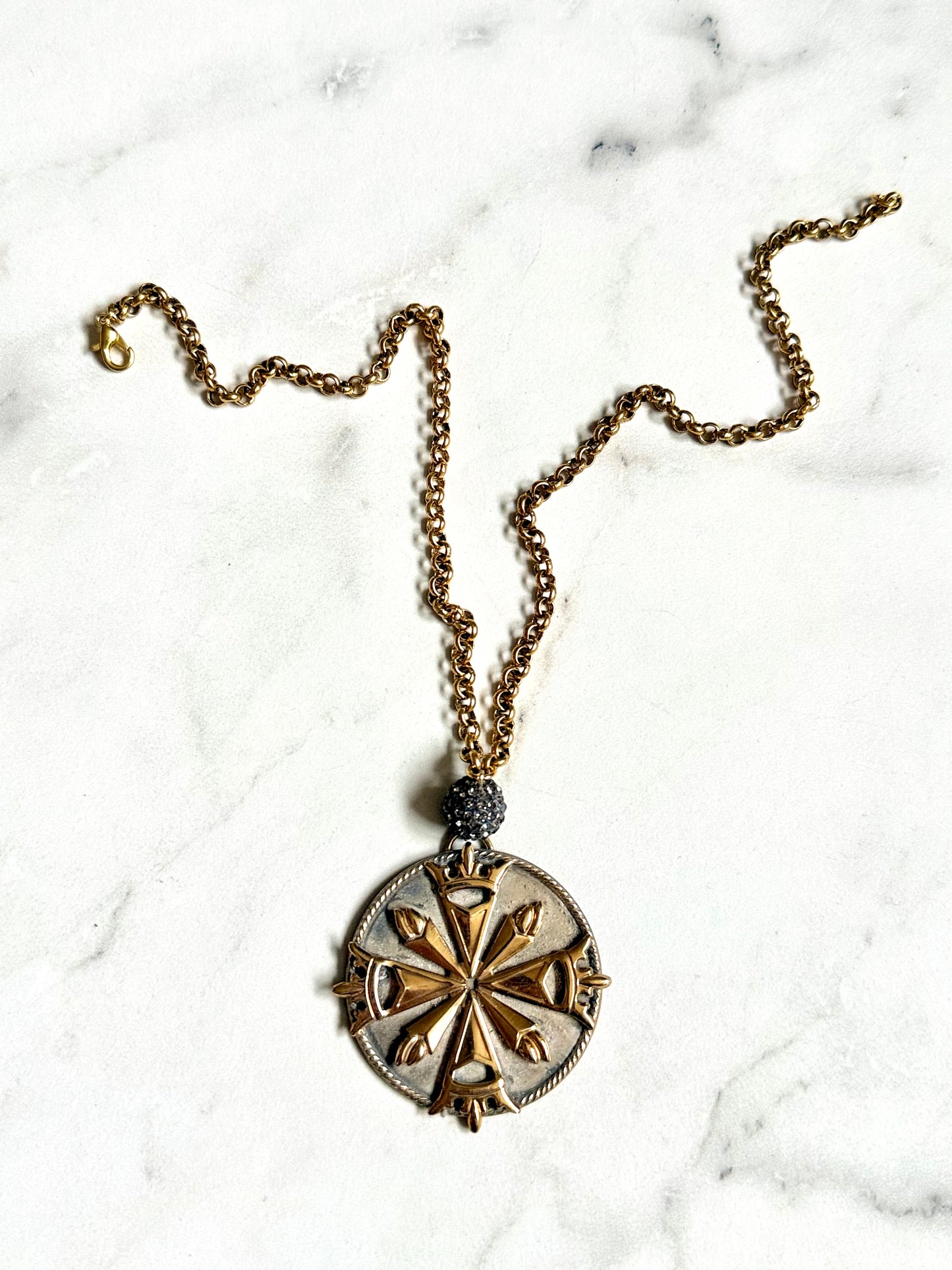 Antique Medallion Necklace