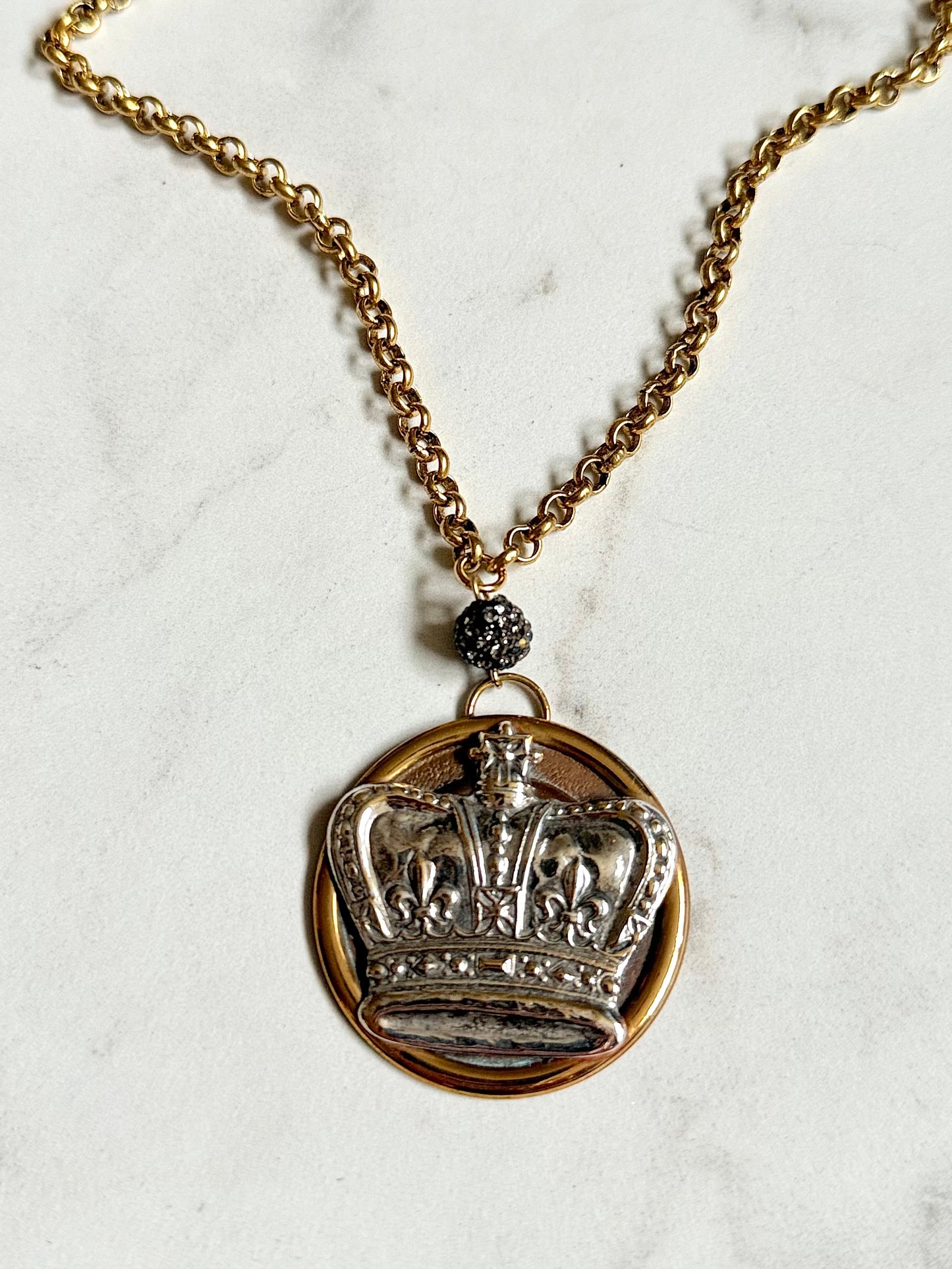 Antique Medallion Necklace