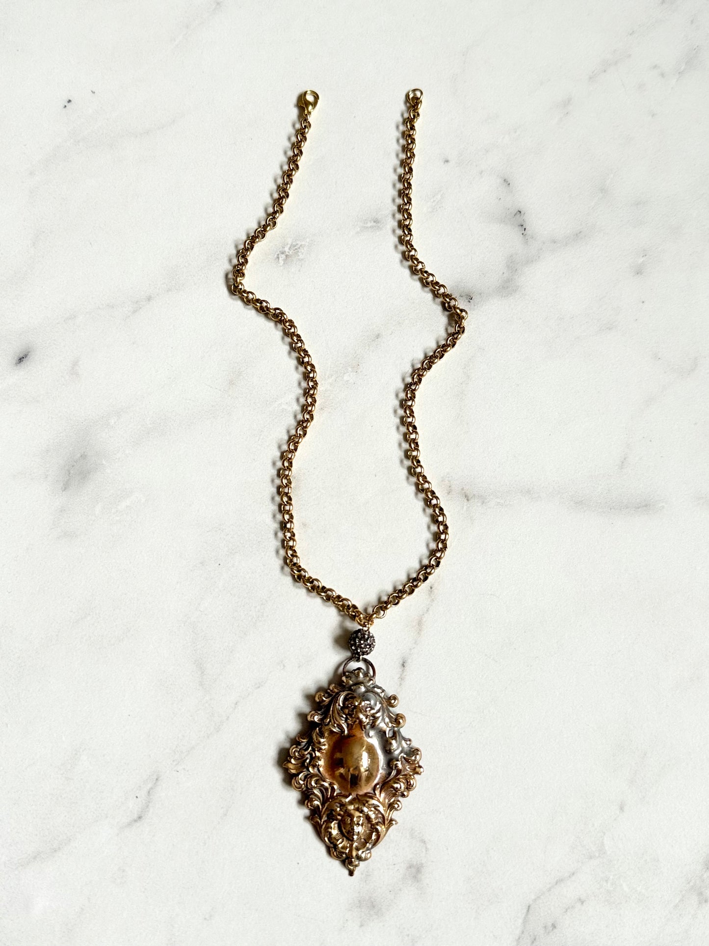 Antique Medallion Necklace