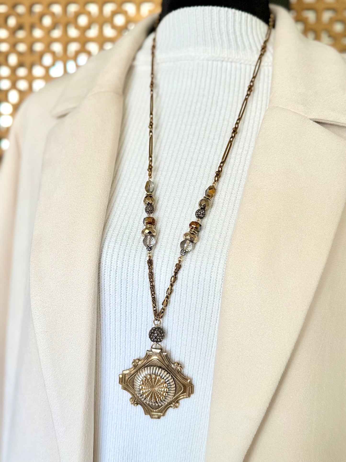 Antique Medallion Pendant