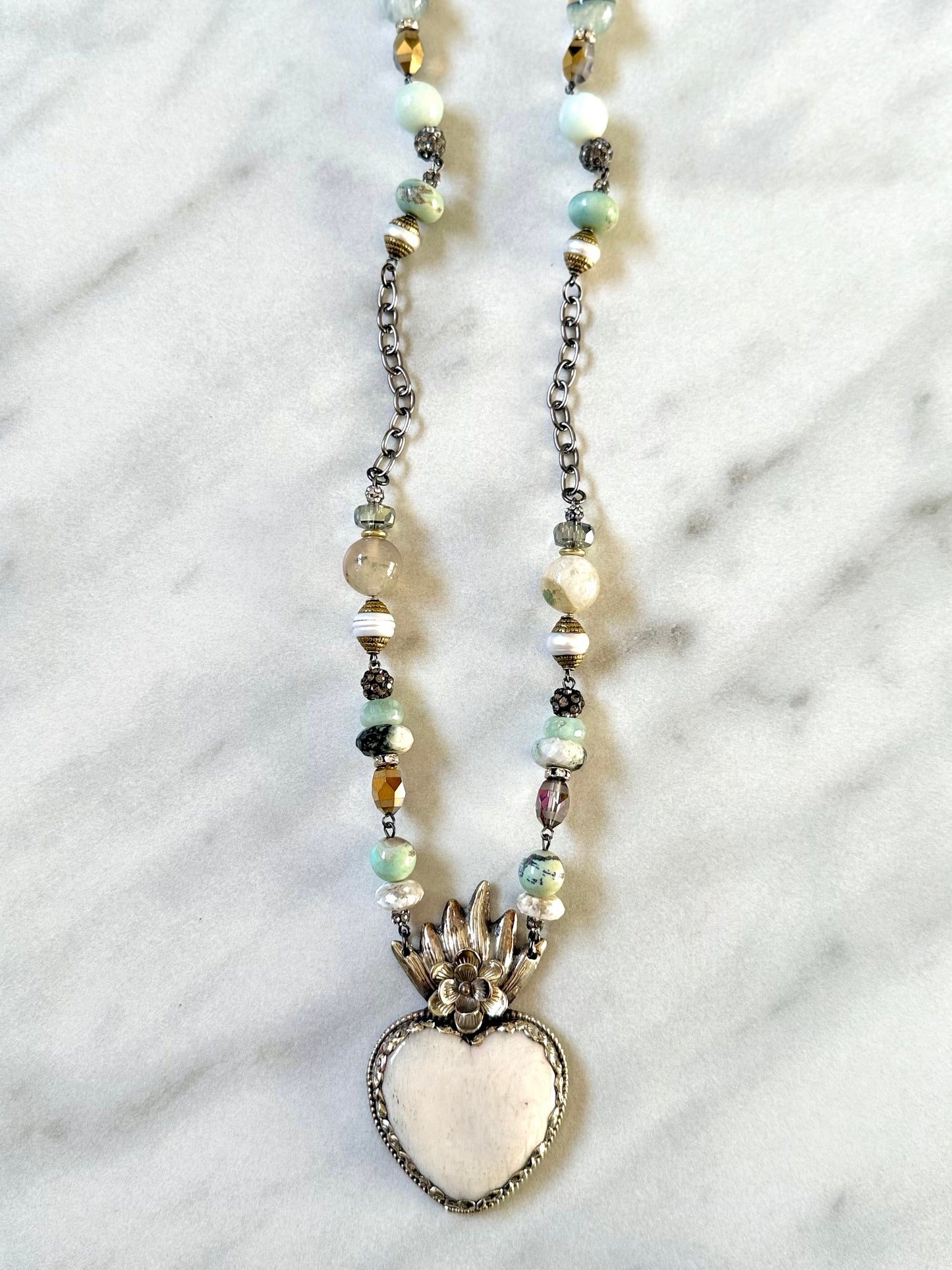 Flaming Heart Pendant