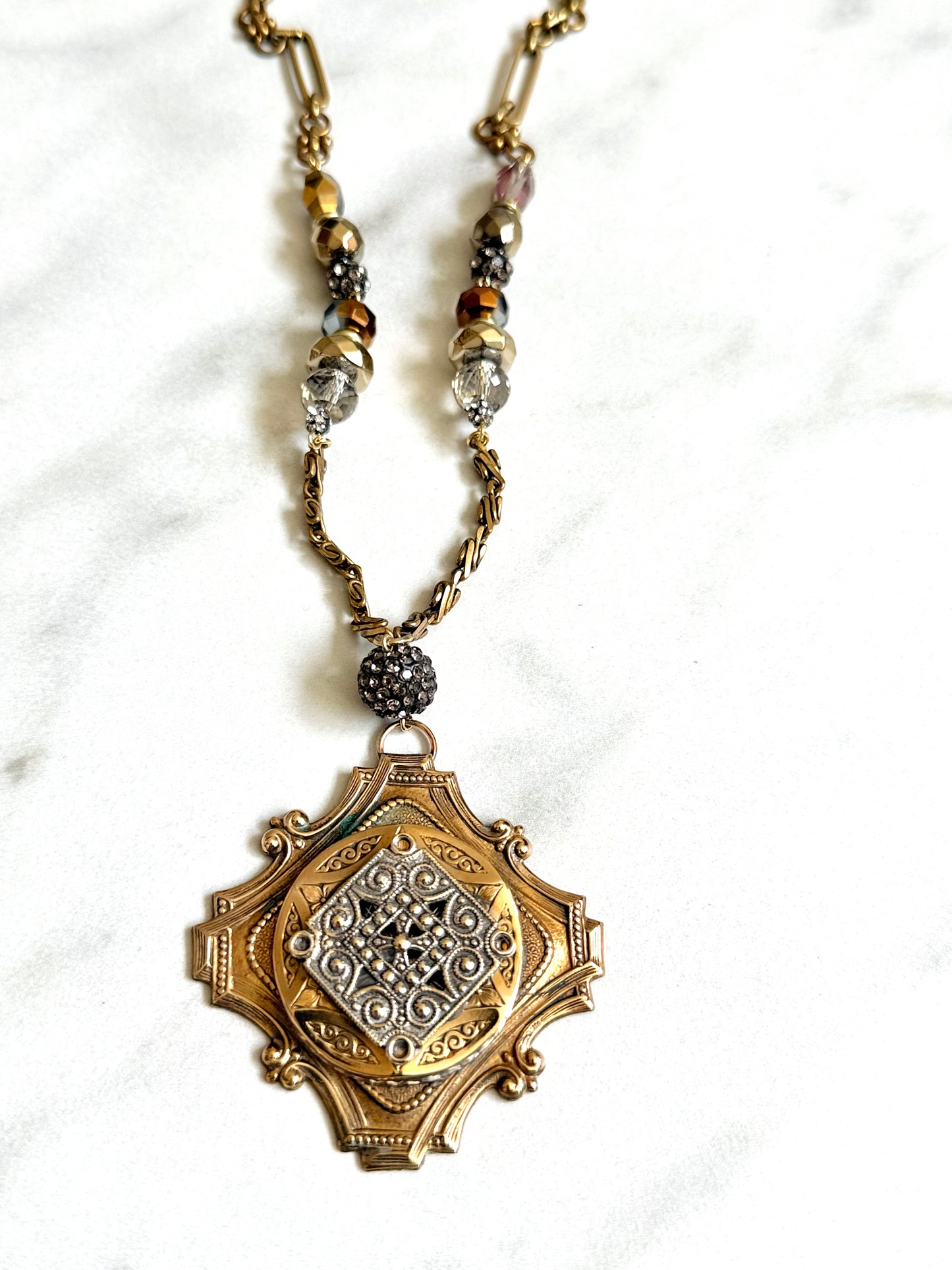 Antique Medallion Pendant
