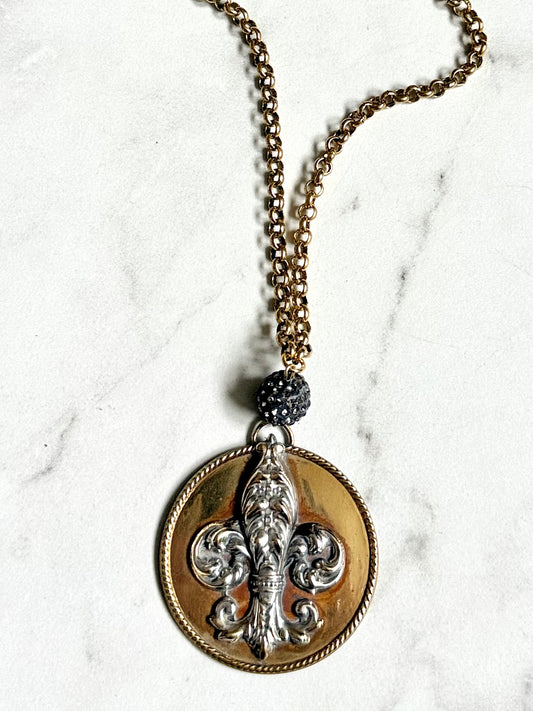 Antique Medallion Necklace