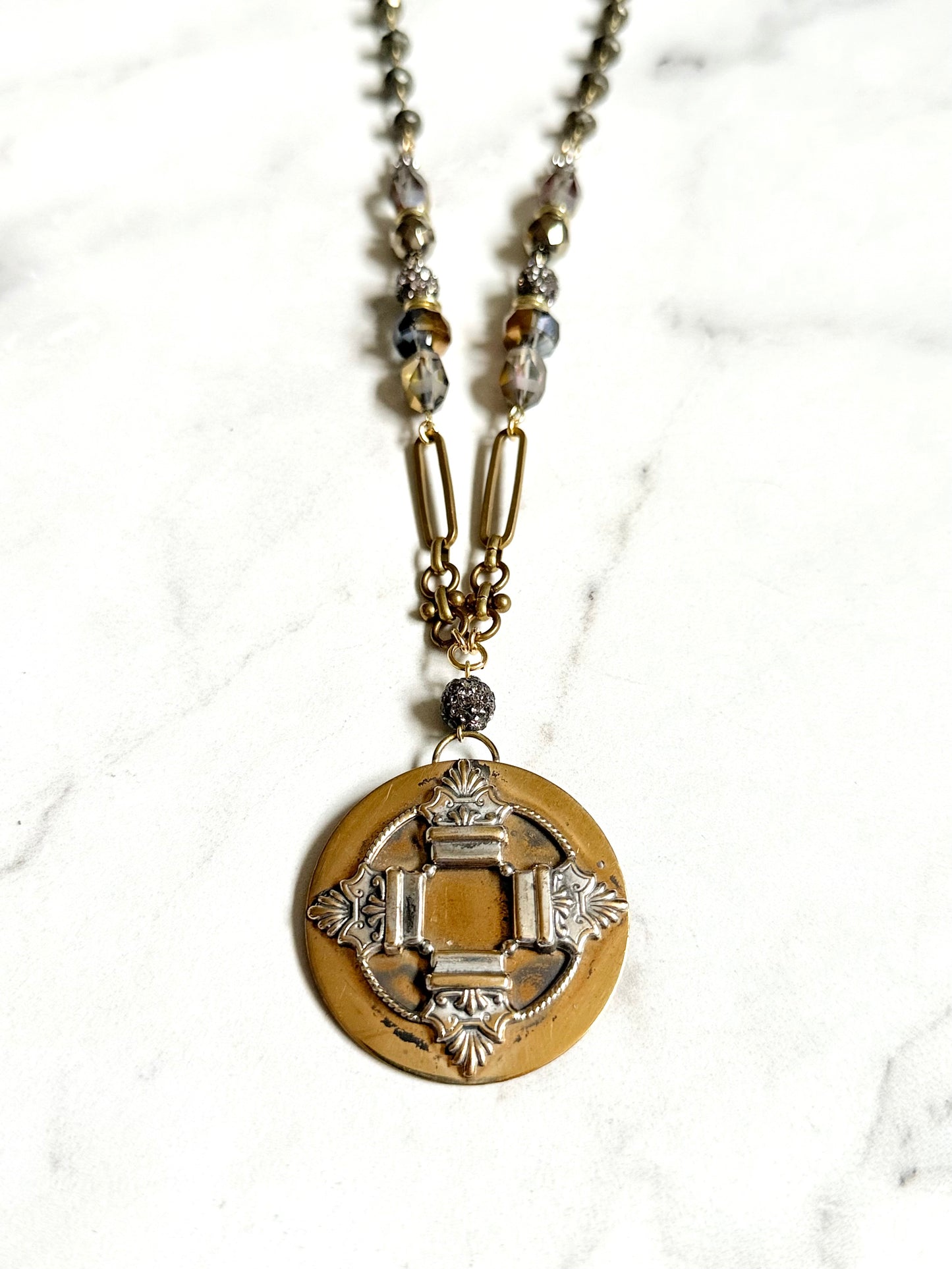 Antique Medallion Necklace