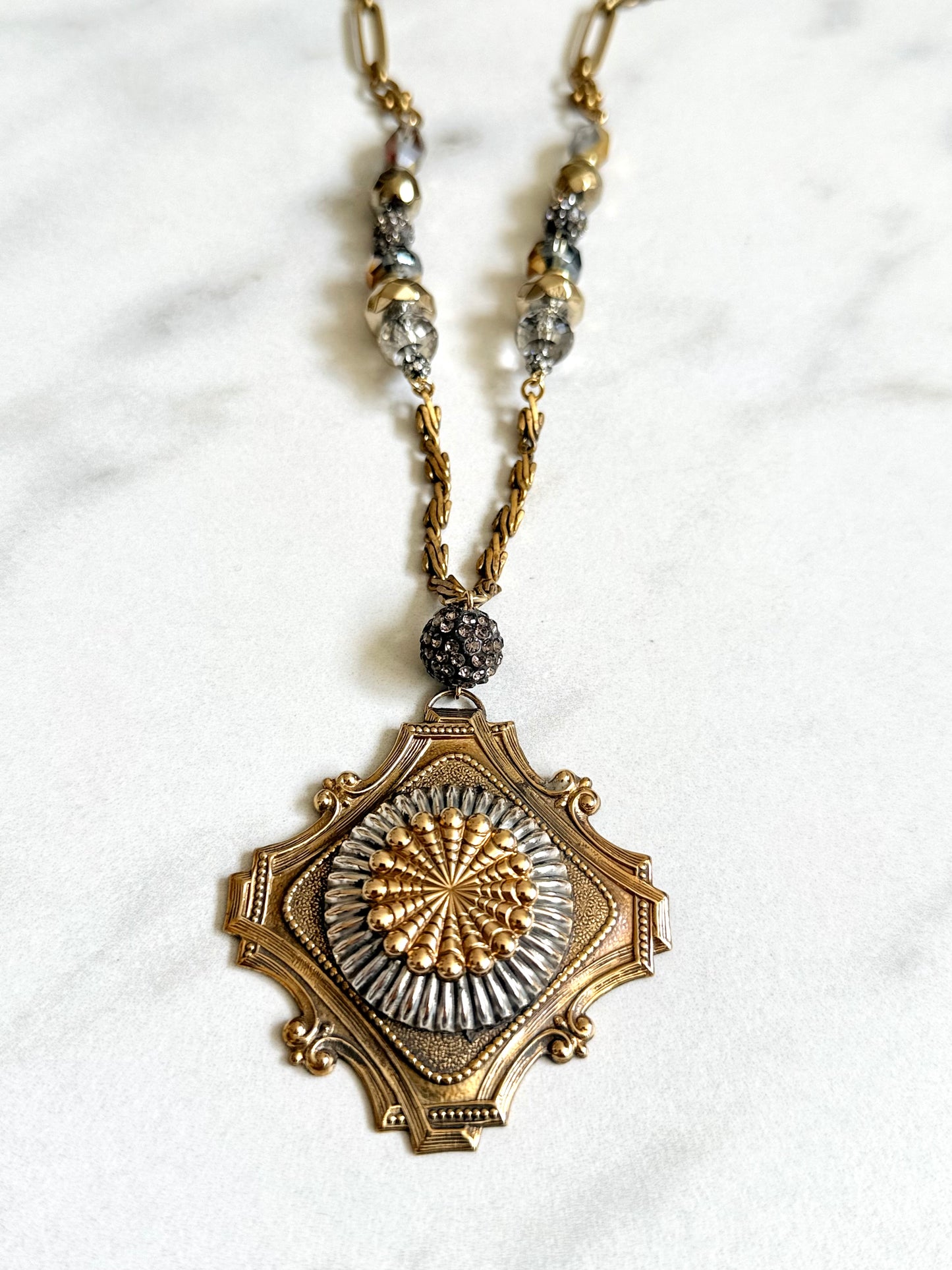 Antique Medallion Pendant