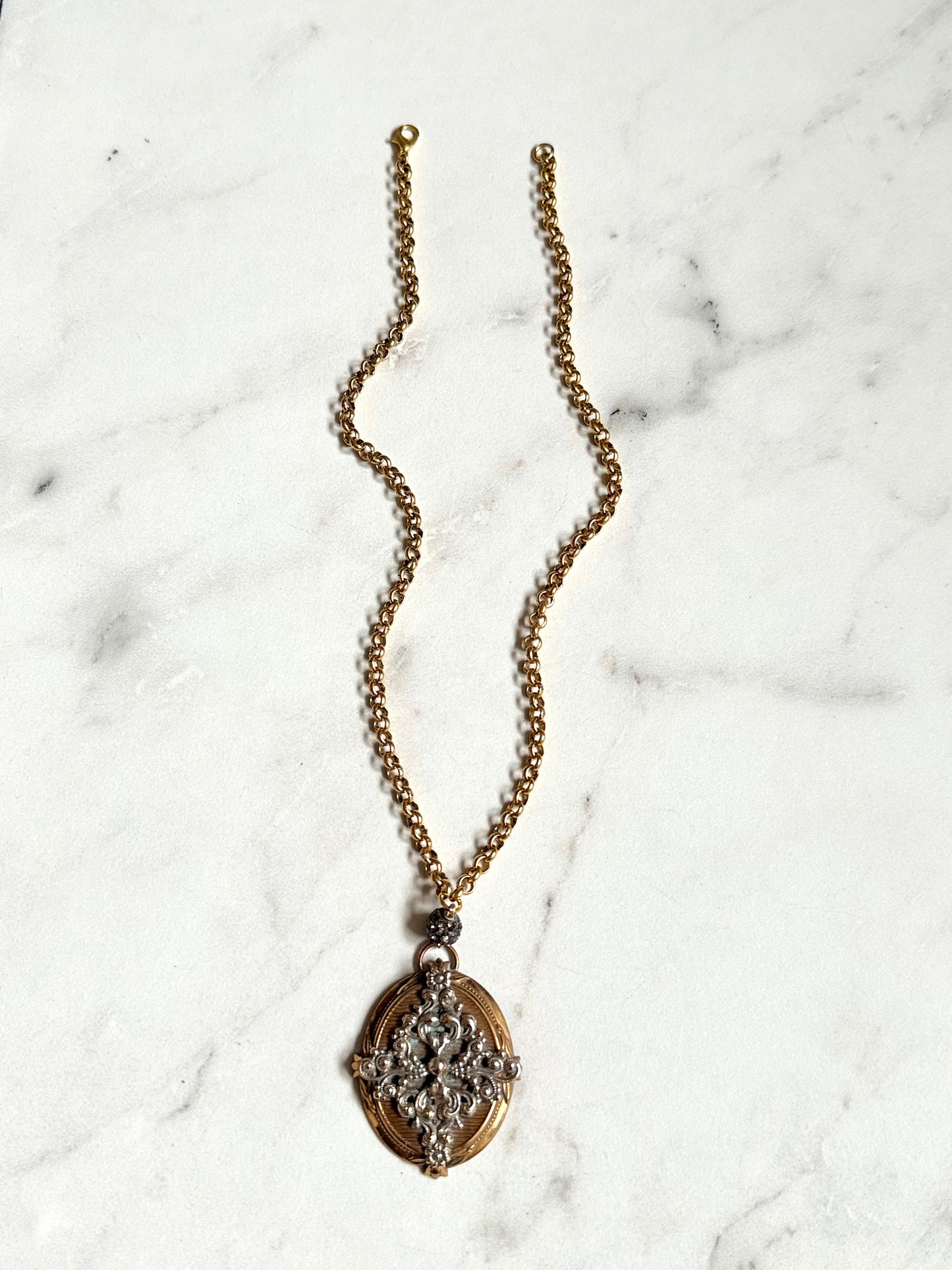 Antique Medallion Necklace