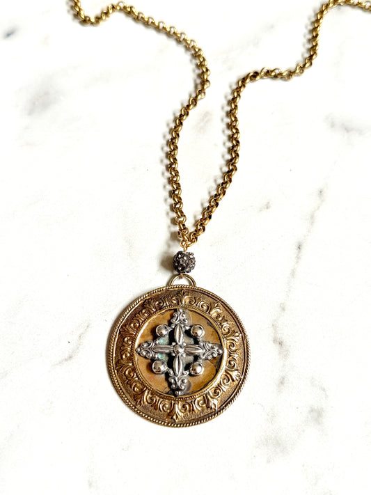 Antique Medallion Necklace