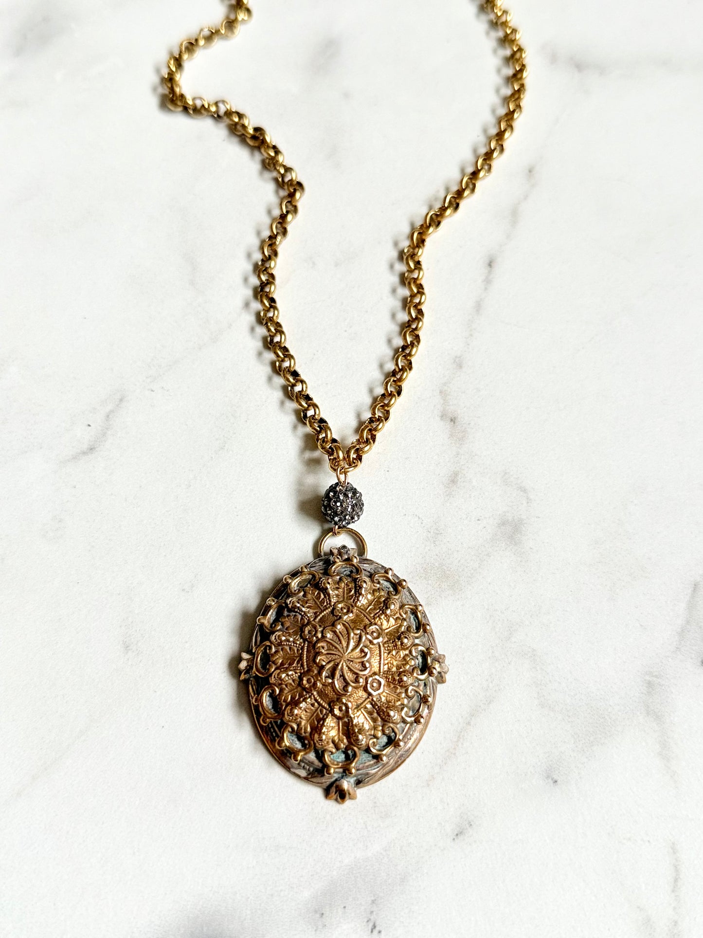 Antique Medallion Necklace