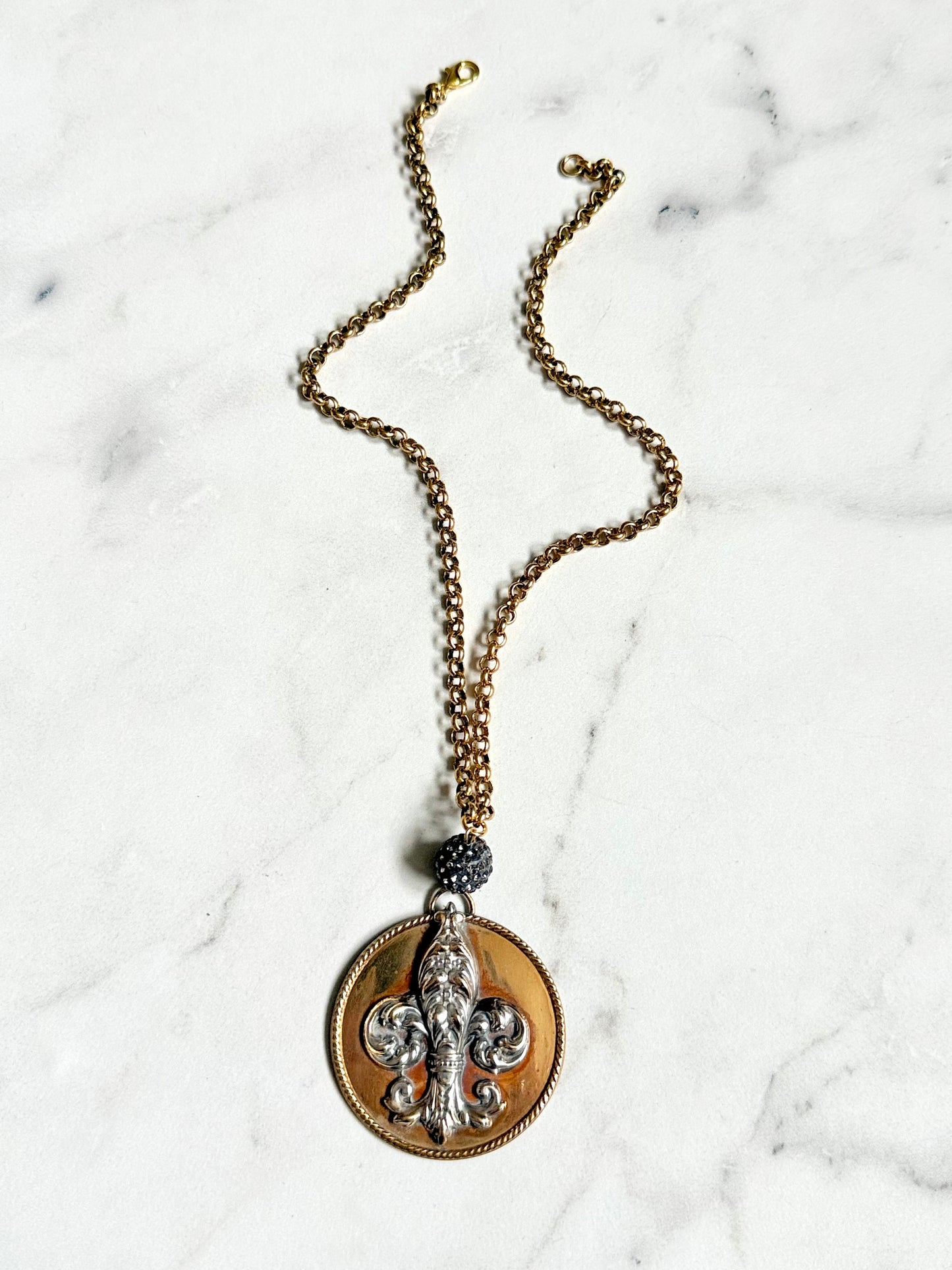 Antique Medallion Necklace
