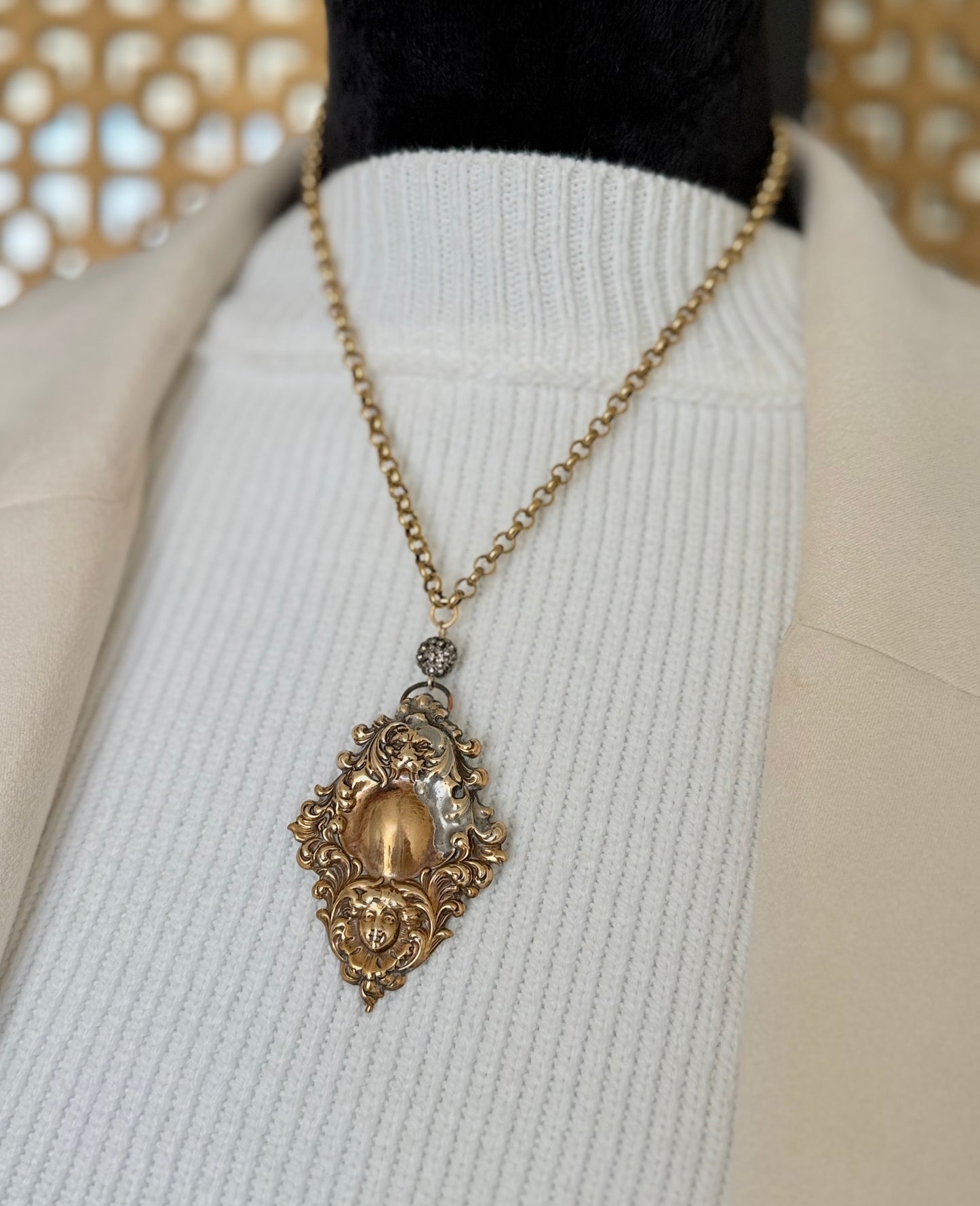 Antique Medallion Necklace