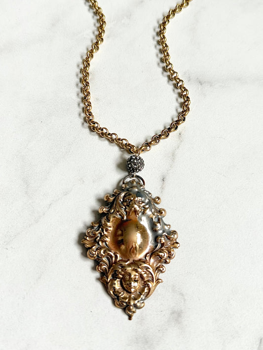 Antique Medallion Necklace