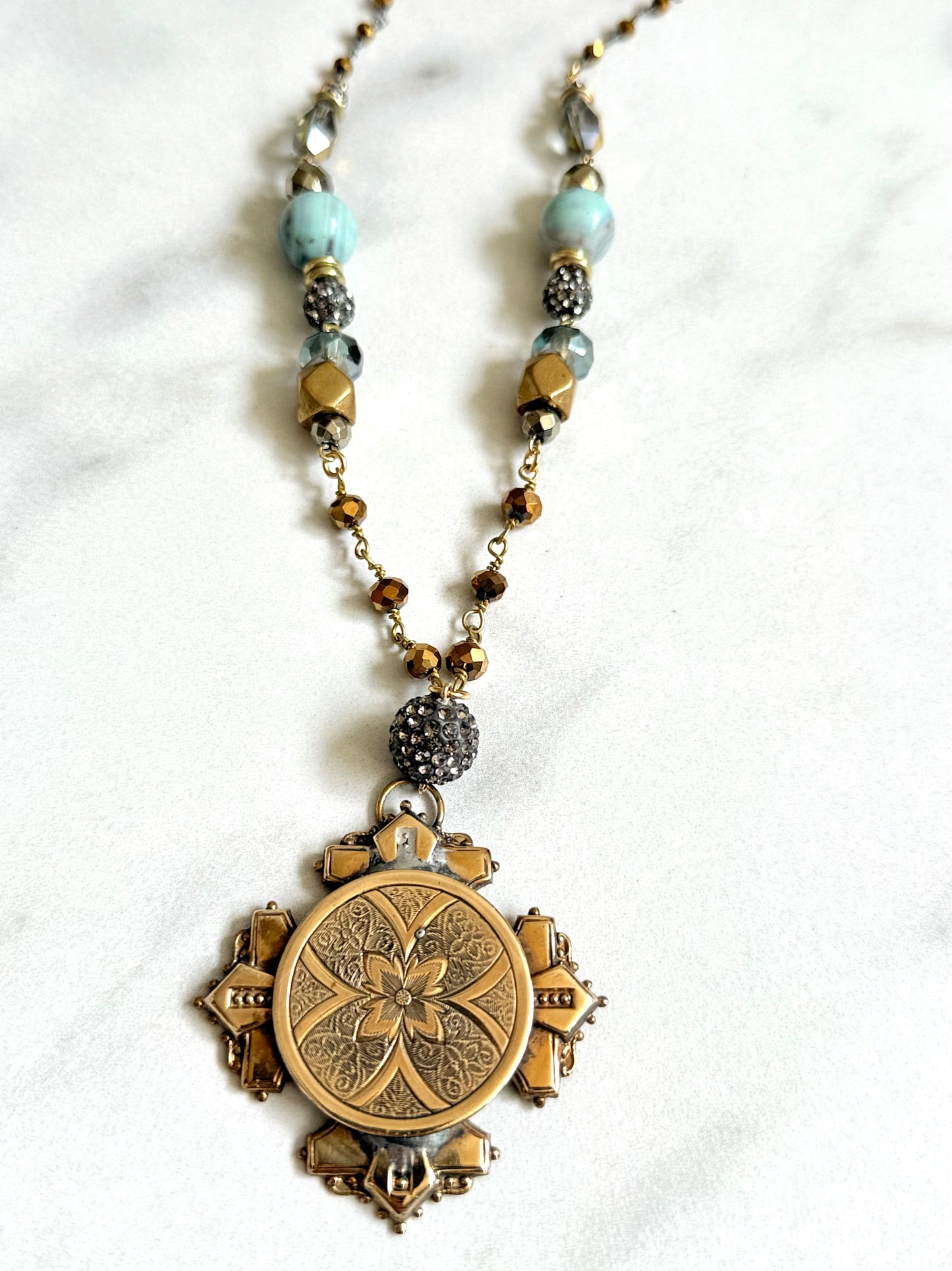 Antique Medallion Pendant