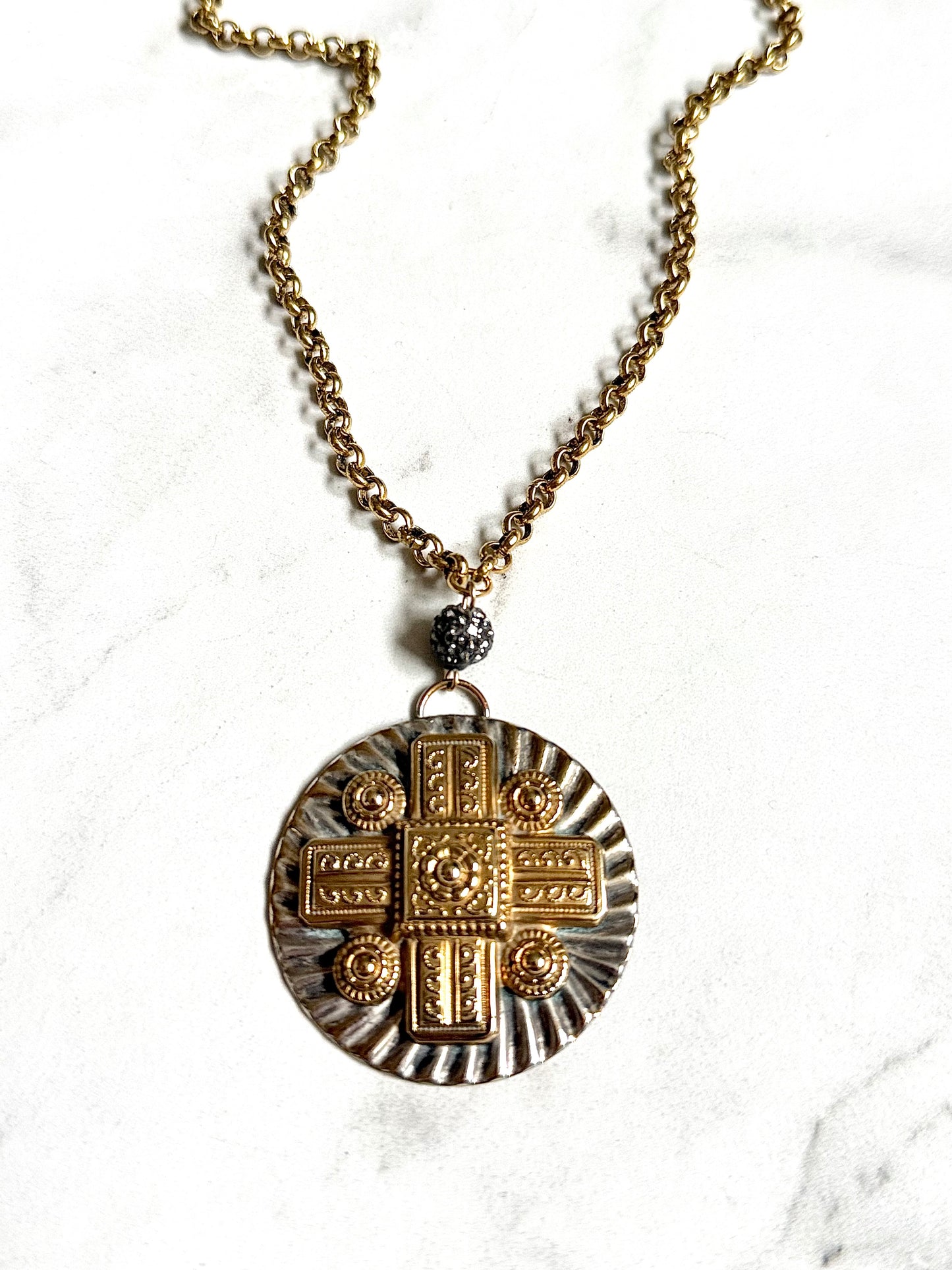 Antique Medallion Necklace