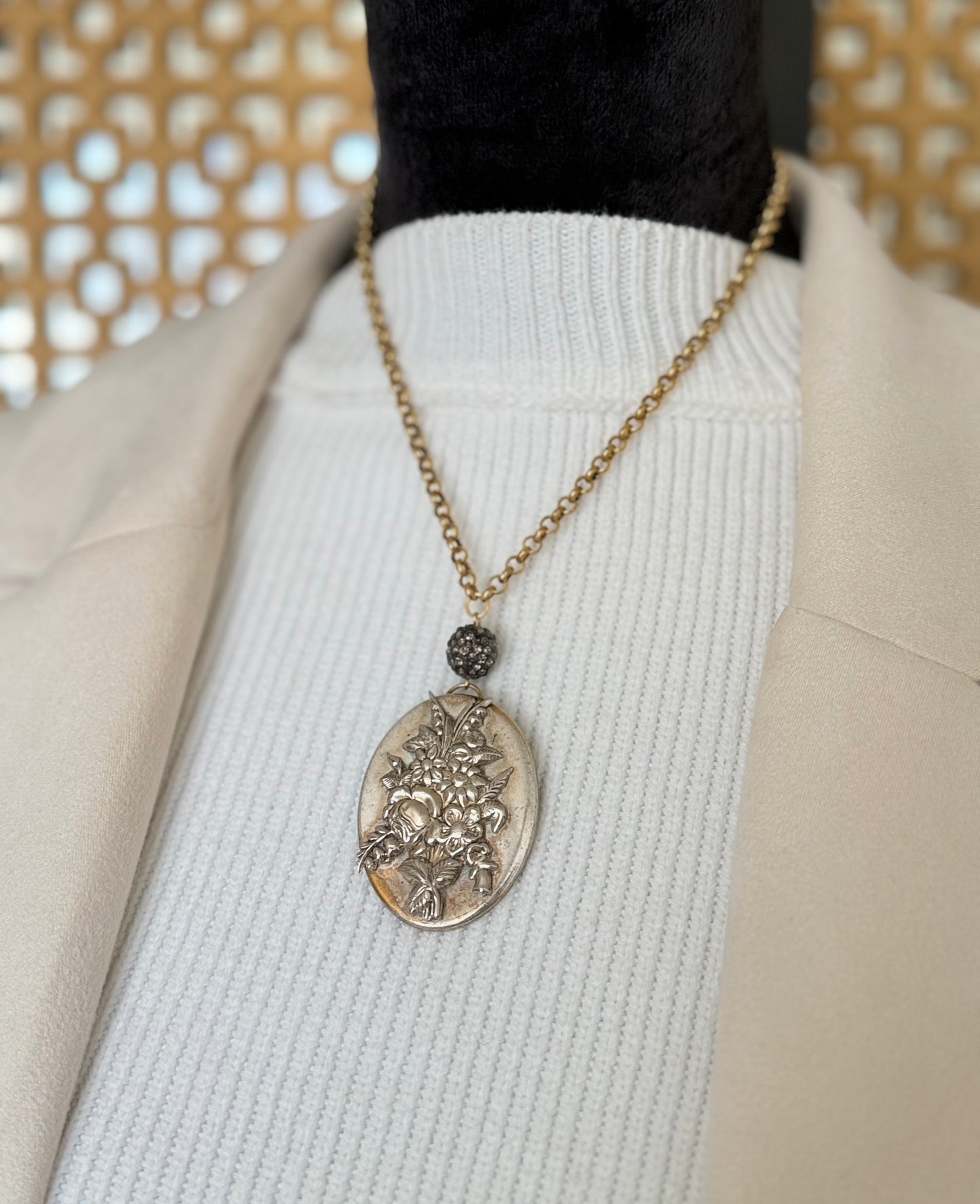 Antique Medallion Necklace