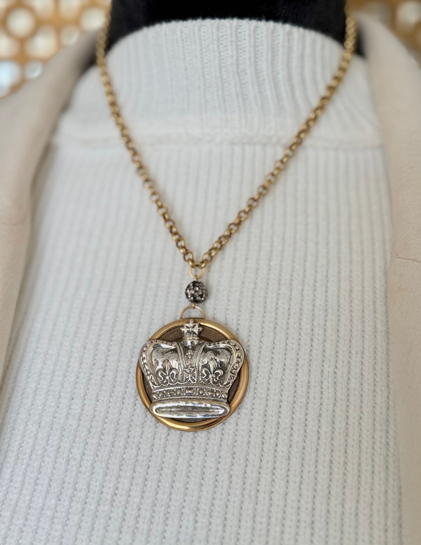 Antique Medallion Necklace