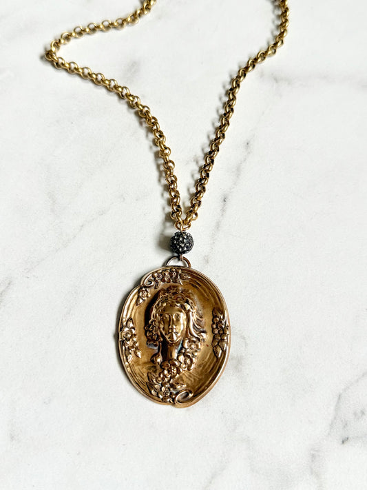 Antique Medallion Necklace