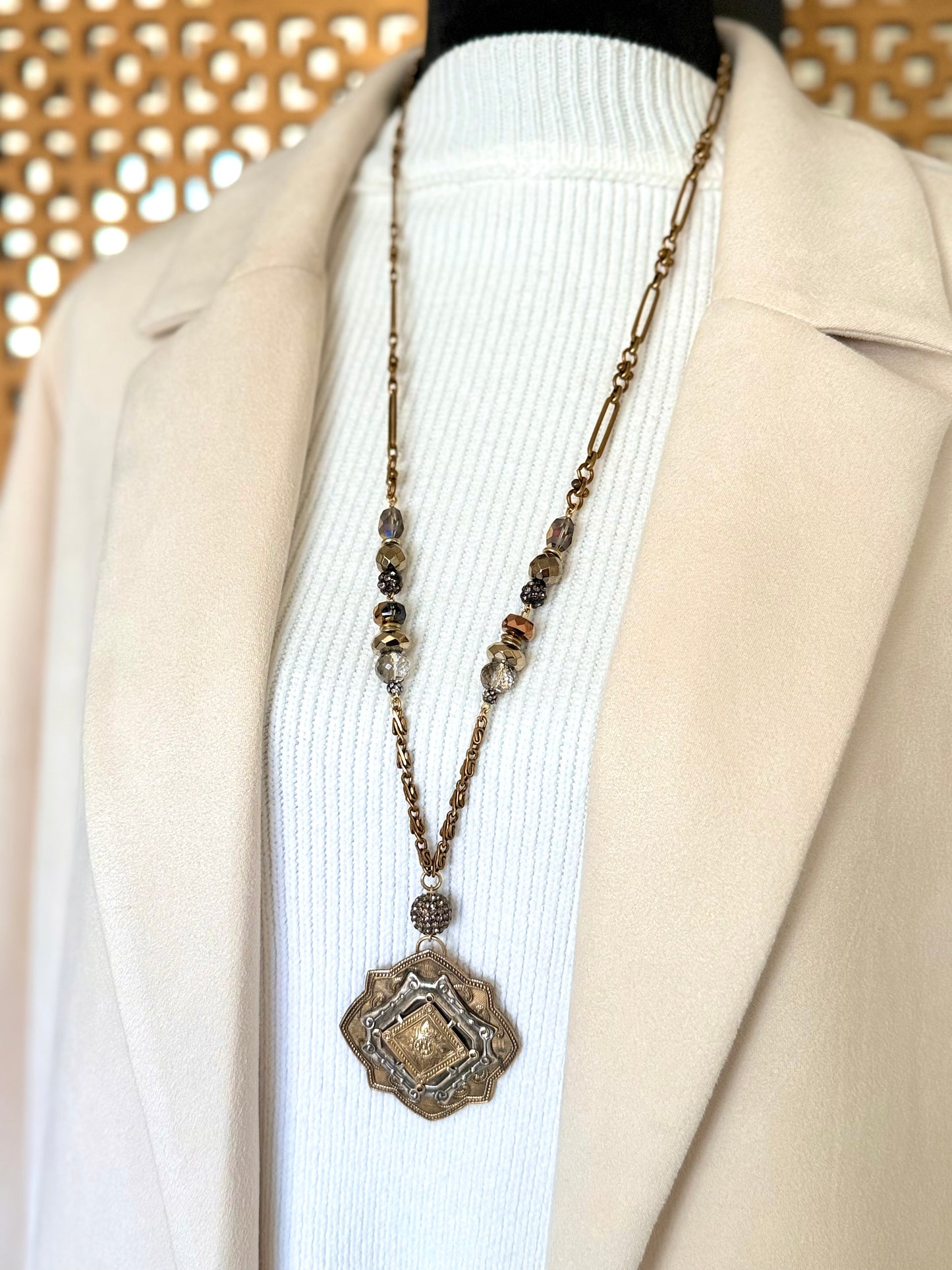 Antique Medallion Pendant