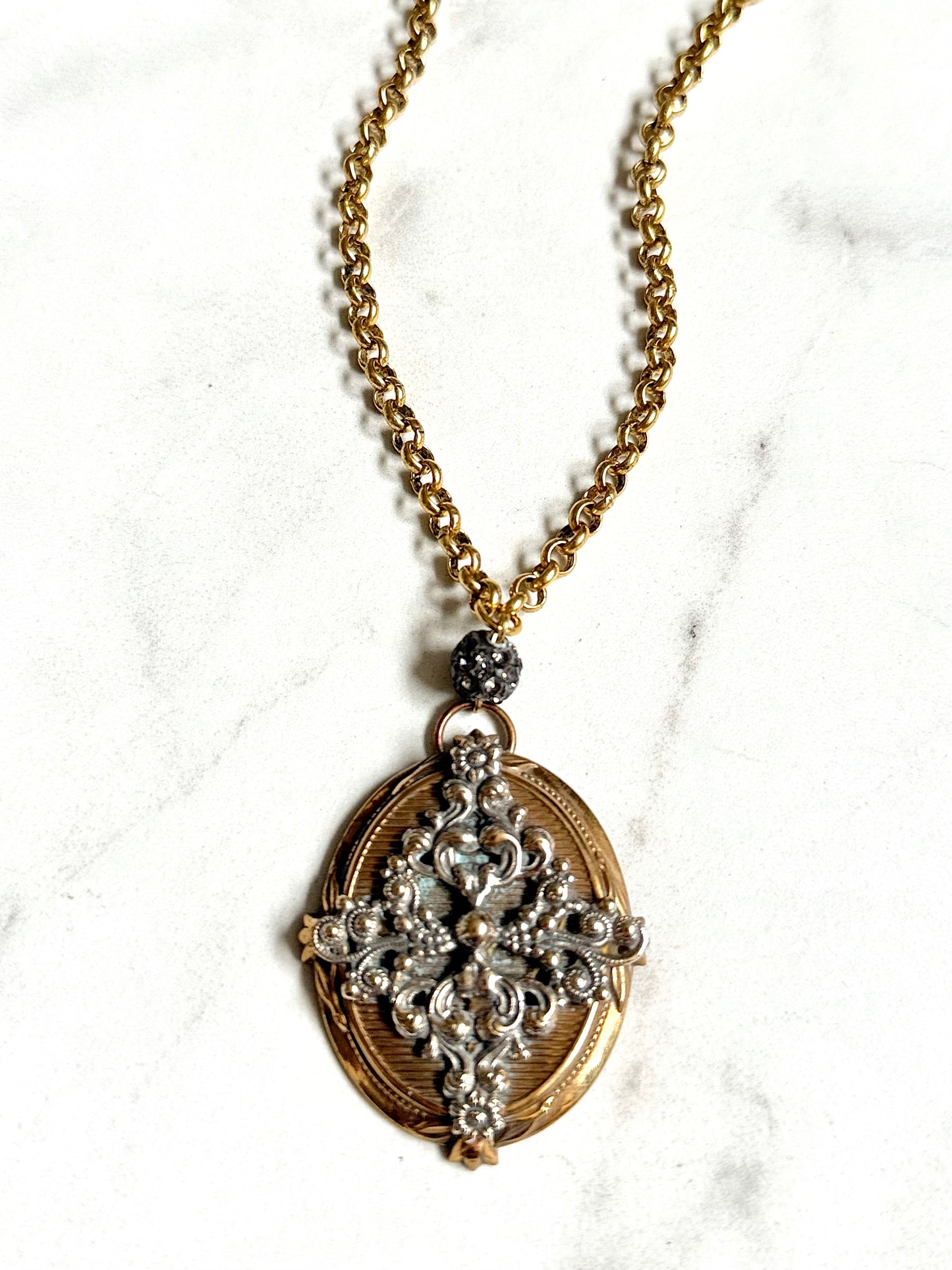 Antique Medallion Necklace