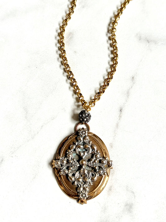 Antique Medallion Necklace