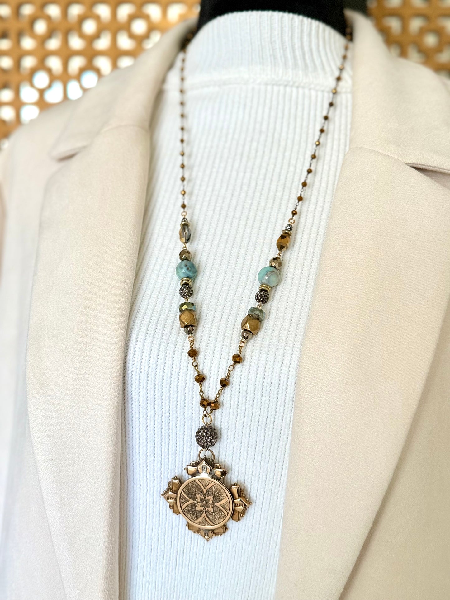Antique Medallion Pendant