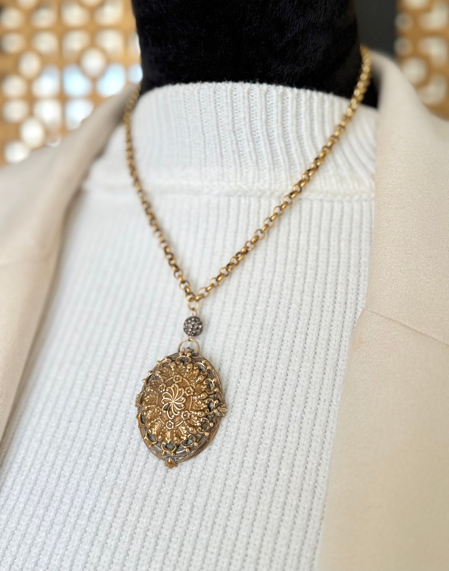 Antique Medallion Necklace