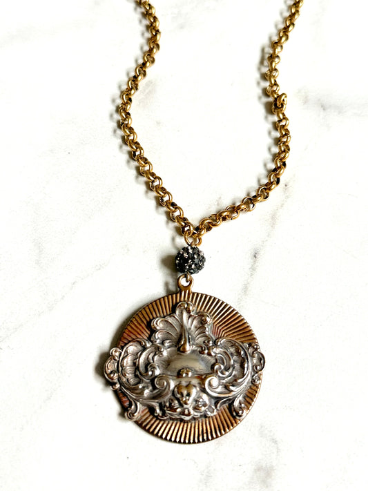 Antique Medallion Necklace