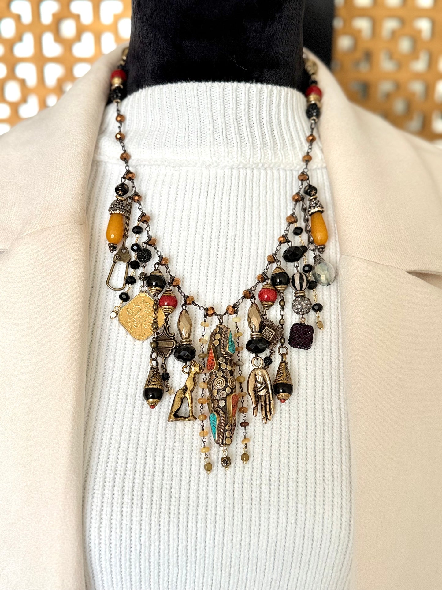 Bastet Charm Necklace