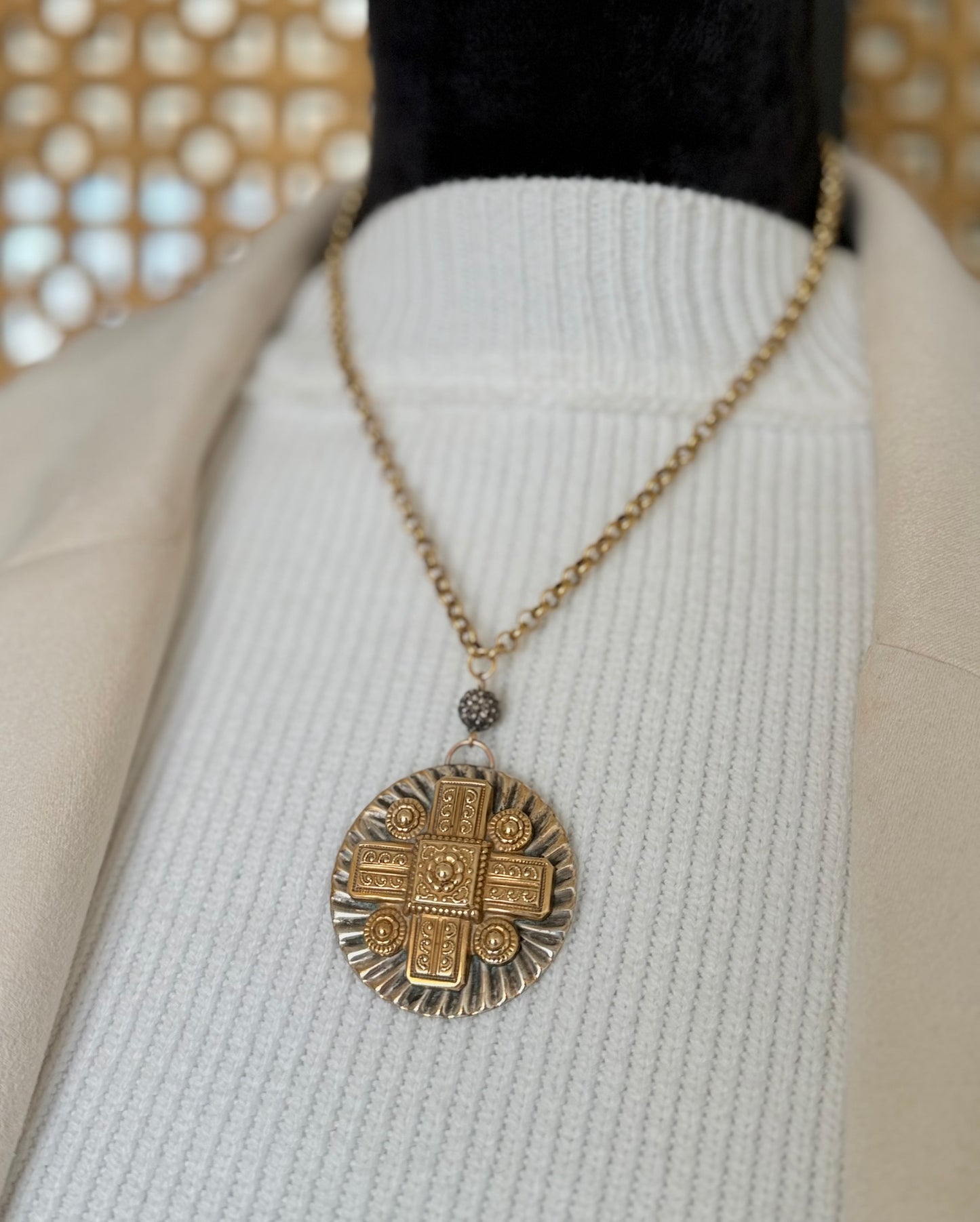 Antique Medallion Necklace