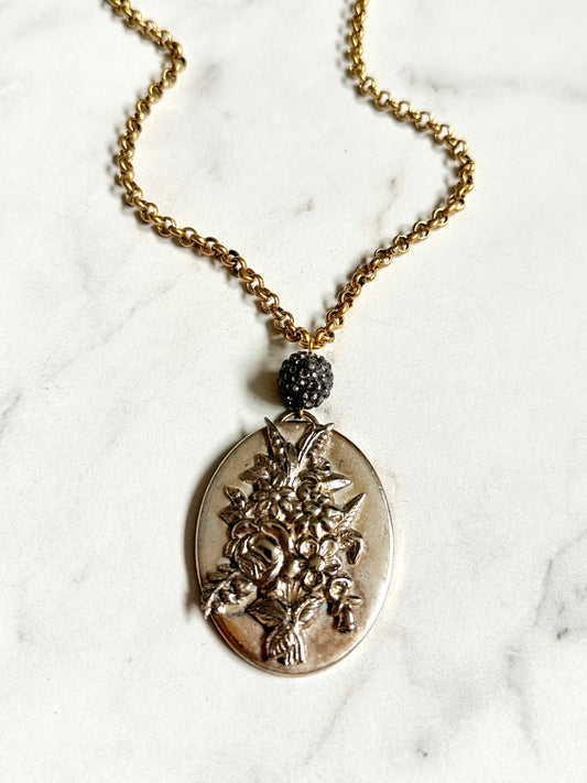 Antique Medallion Necklace